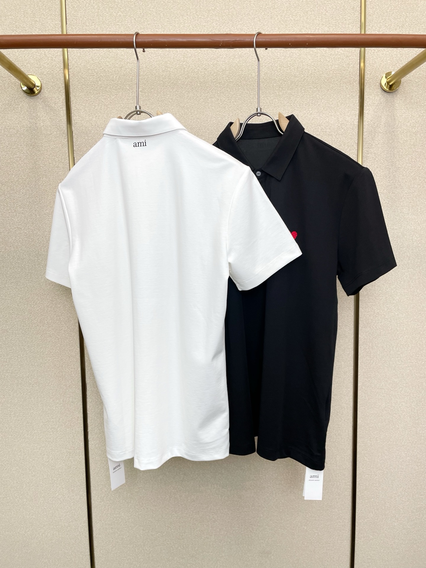 。AMI艾米💥砸锅卖铁都要上的新款新款男士休闲Polo短袖 高端定制 高端版本 时尚百搭爆款⚠️⚠️✨✨