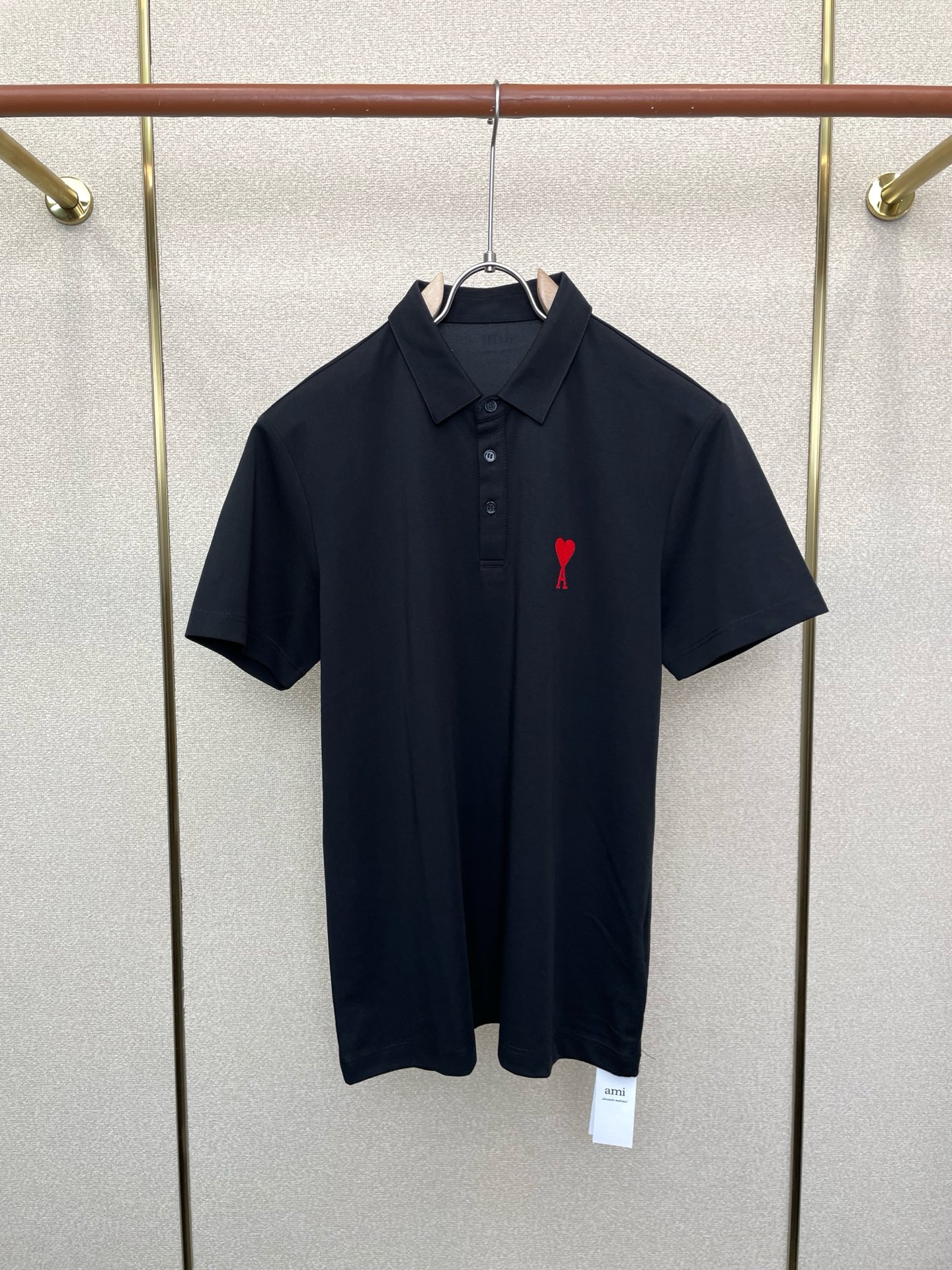 。AMI艾米💥砸锅卖铁都要上的新款新款男士休闲Polo短袖 高端定制 高端版本 时尚百搭爆款⚠️⚠️✨✨