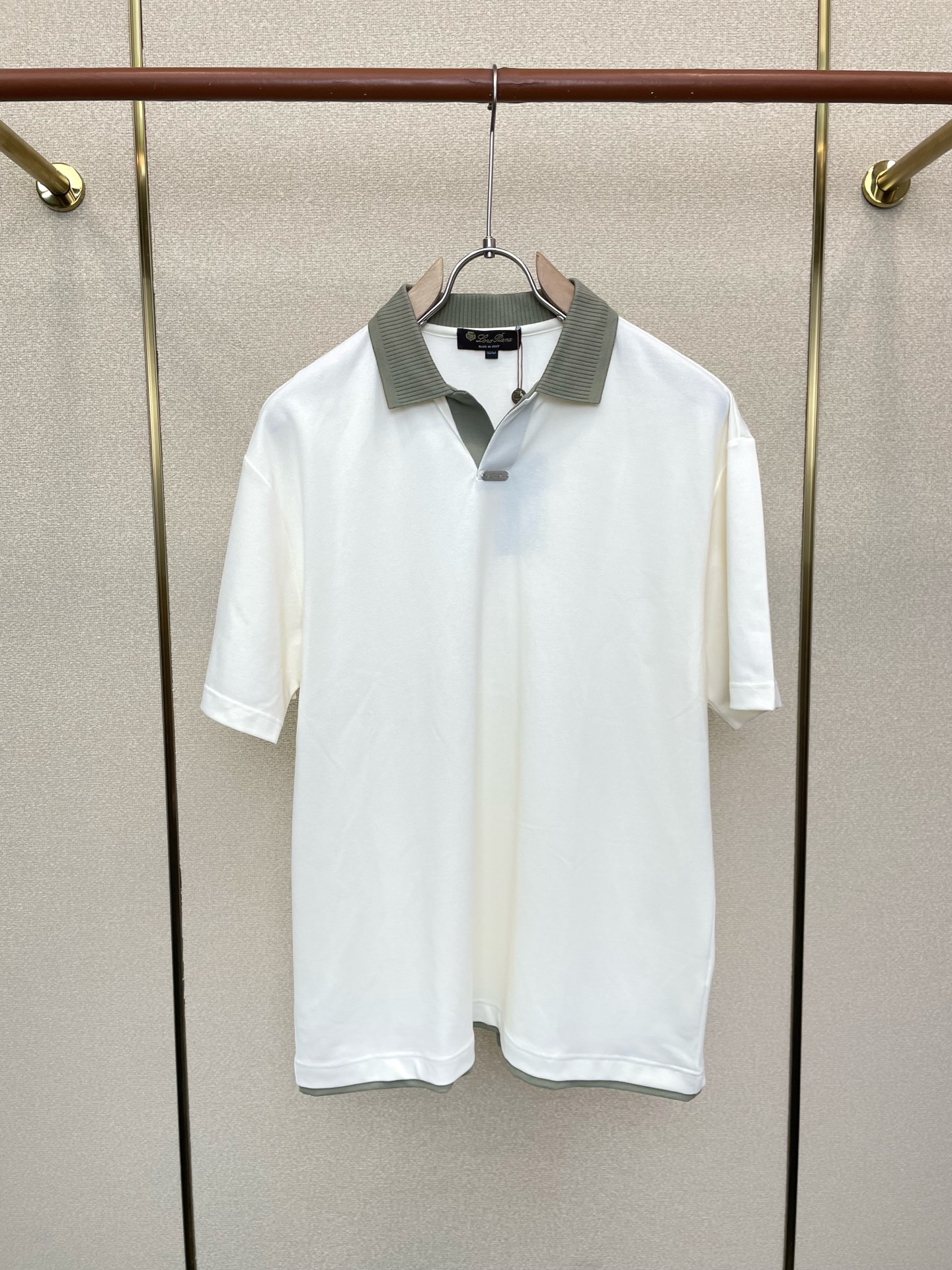 。loro Piana-loro Piana诺悠翩雅💥独家专供新款原单男士休闲短袖 高端定制 高版本 时