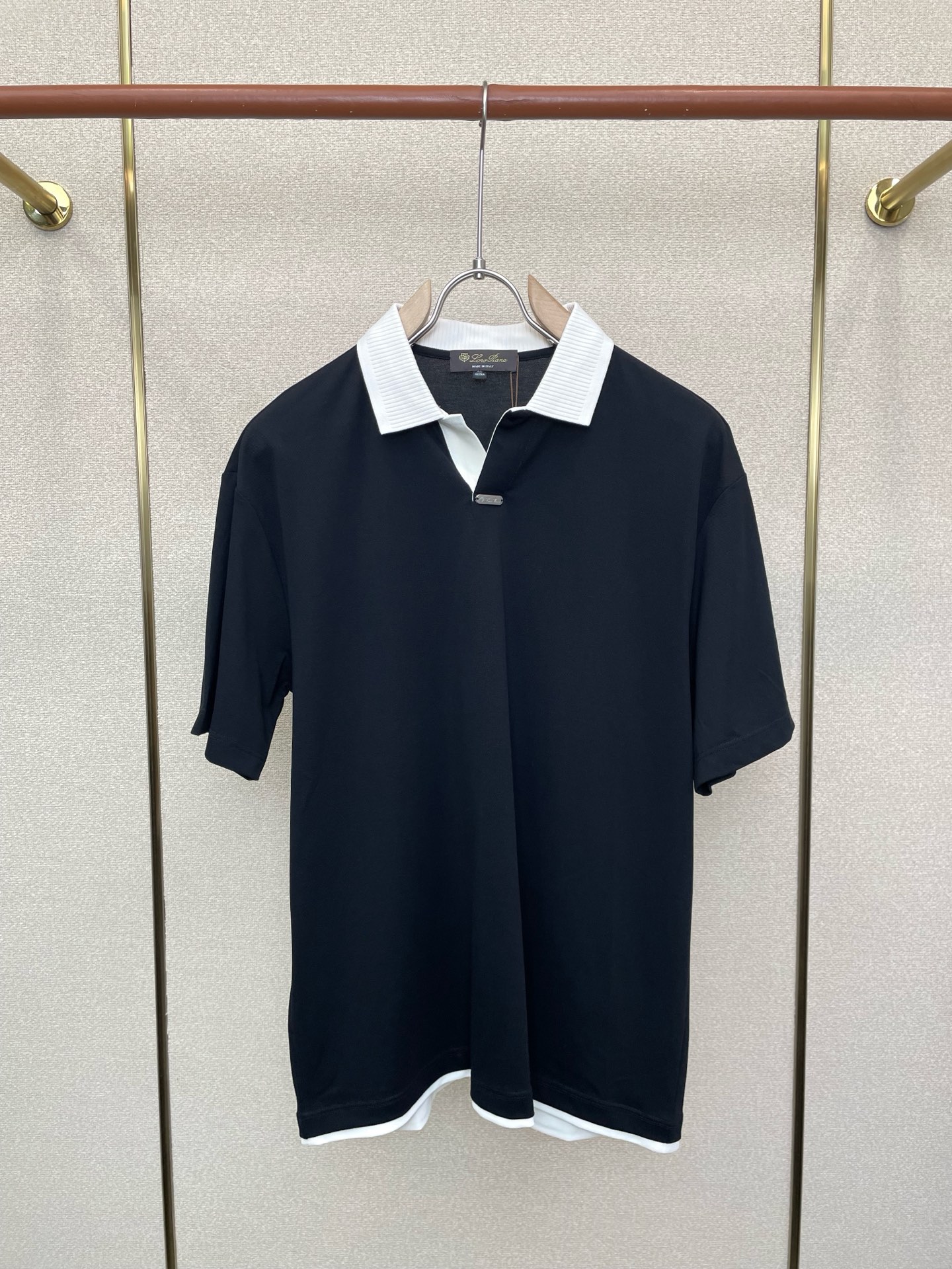 。loro Piana-loro Piana诺悠翩雅💥独家专供新款原单男士休闲短袖 高端定制 高版本 时