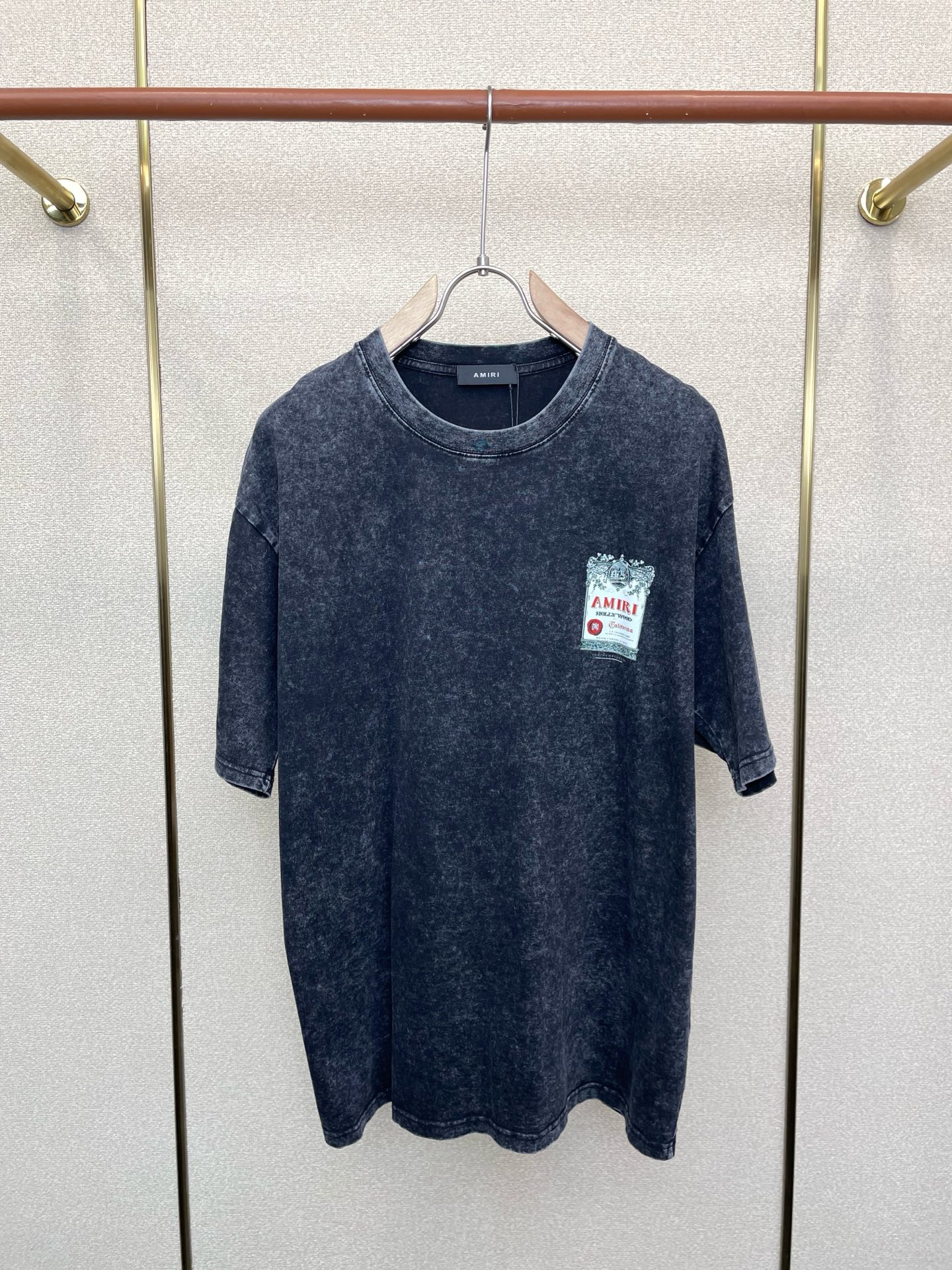 。AMIRI💥独家专供新款原单男士休闲短袖 高端定制 高端版本 时尚百搭爆款⚠️⚠️✨✨进口面料 手感超