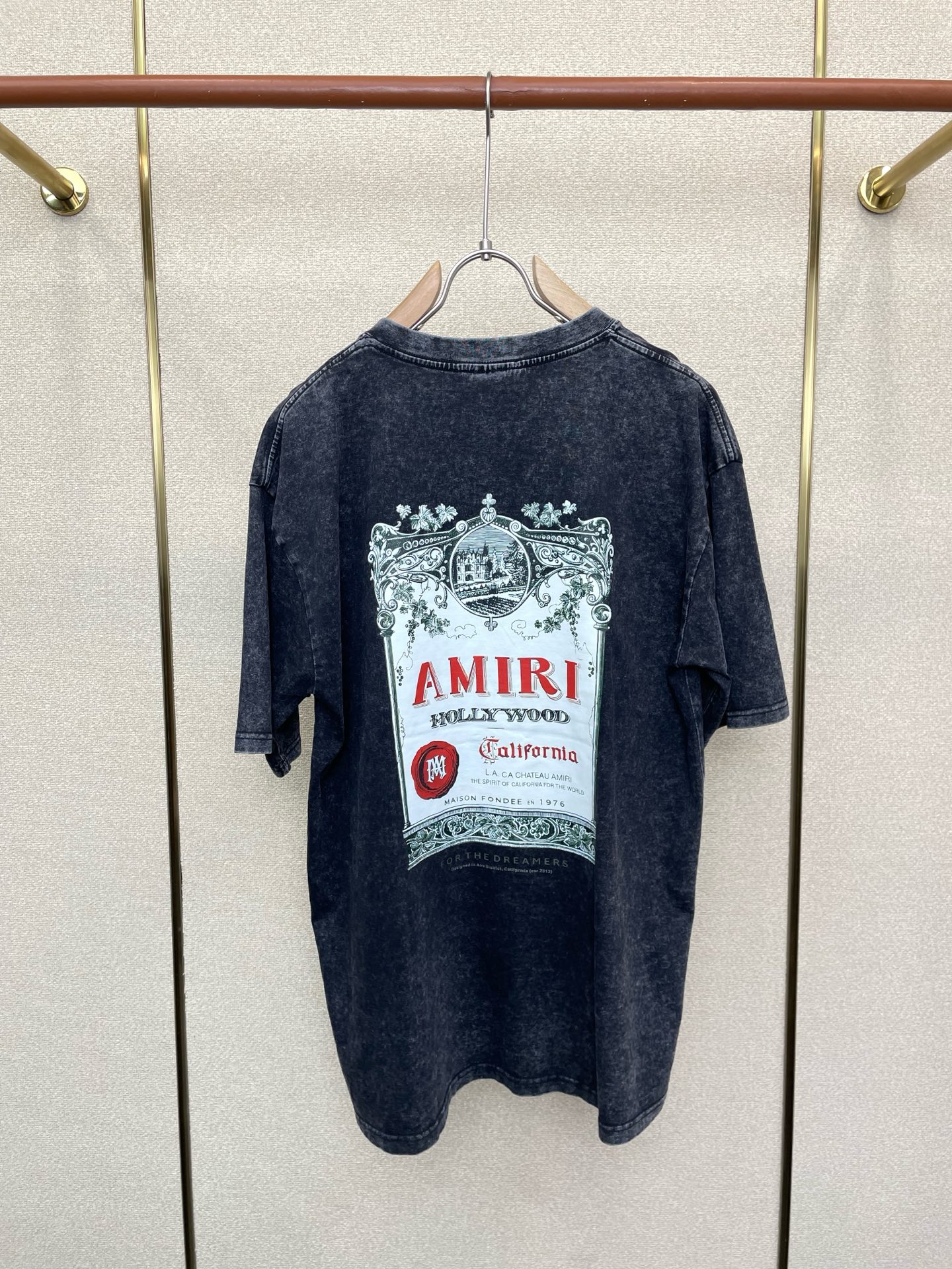 。AMIRI💥独家专供新款原单男士休闲短袖 高端定制 高端版本 时尚百搭爆款⚠️⚠️✨✨进口面料 手感超