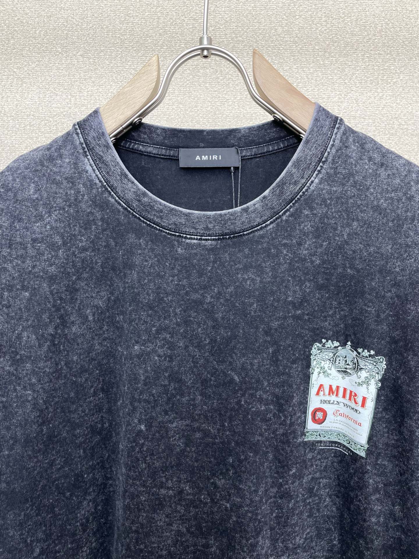 。AMIRI💥独家专供新款原单男士休闲短袖 高端定制 高端版本 时尚百搭爆款⚠️⚠️✨✨进口面料 手感超