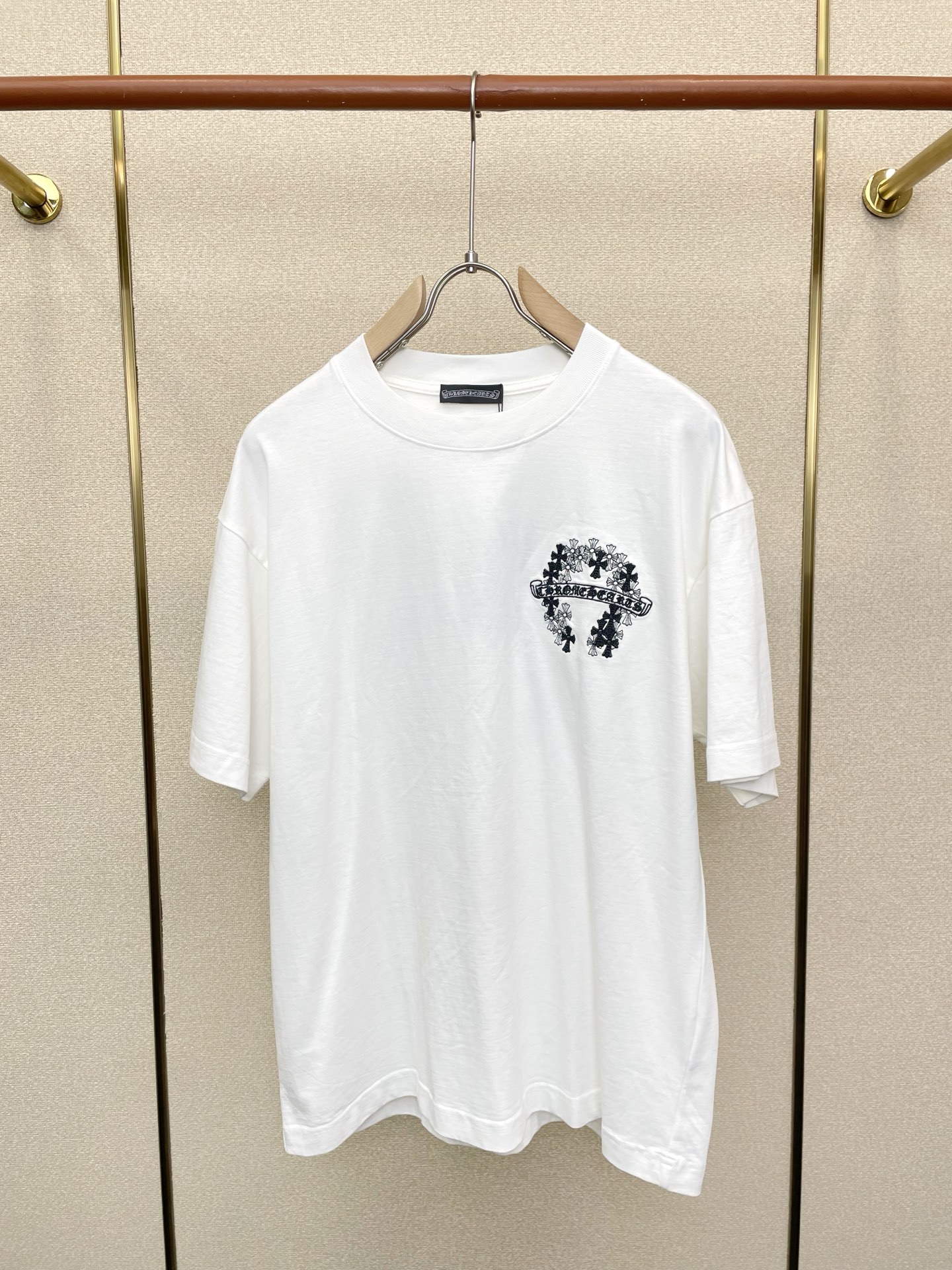 。Chrome hearts克罗心💥独家专供新款原单男士休闲短袖 高端定制 高端版本 时尚百搭爆款⚠️⚠