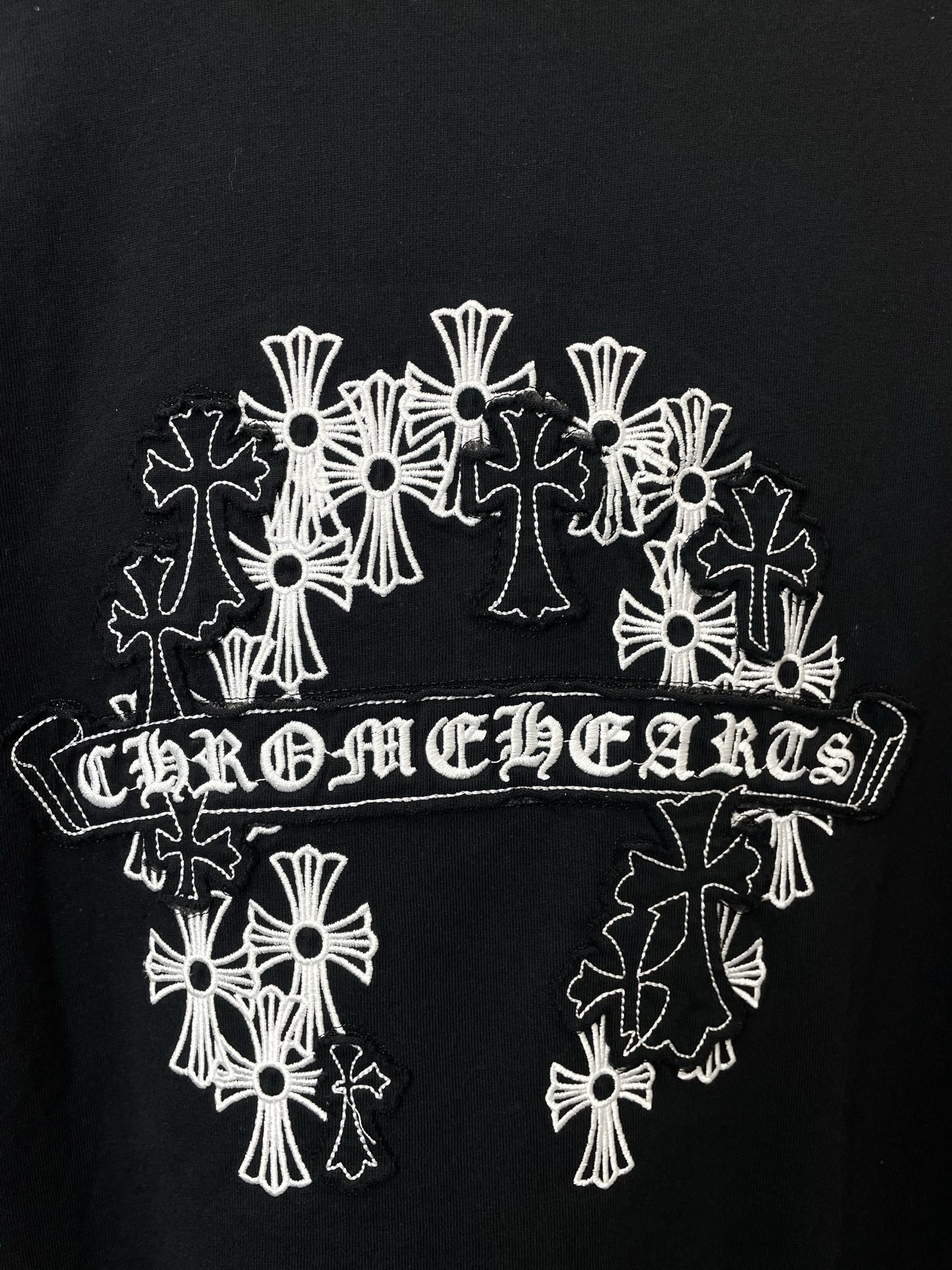 。Chrome hearts克罗心💥独家专供新款原单男士休闲短袖 高端定制 高端版本 时尚百搭爆款⚠️⚠