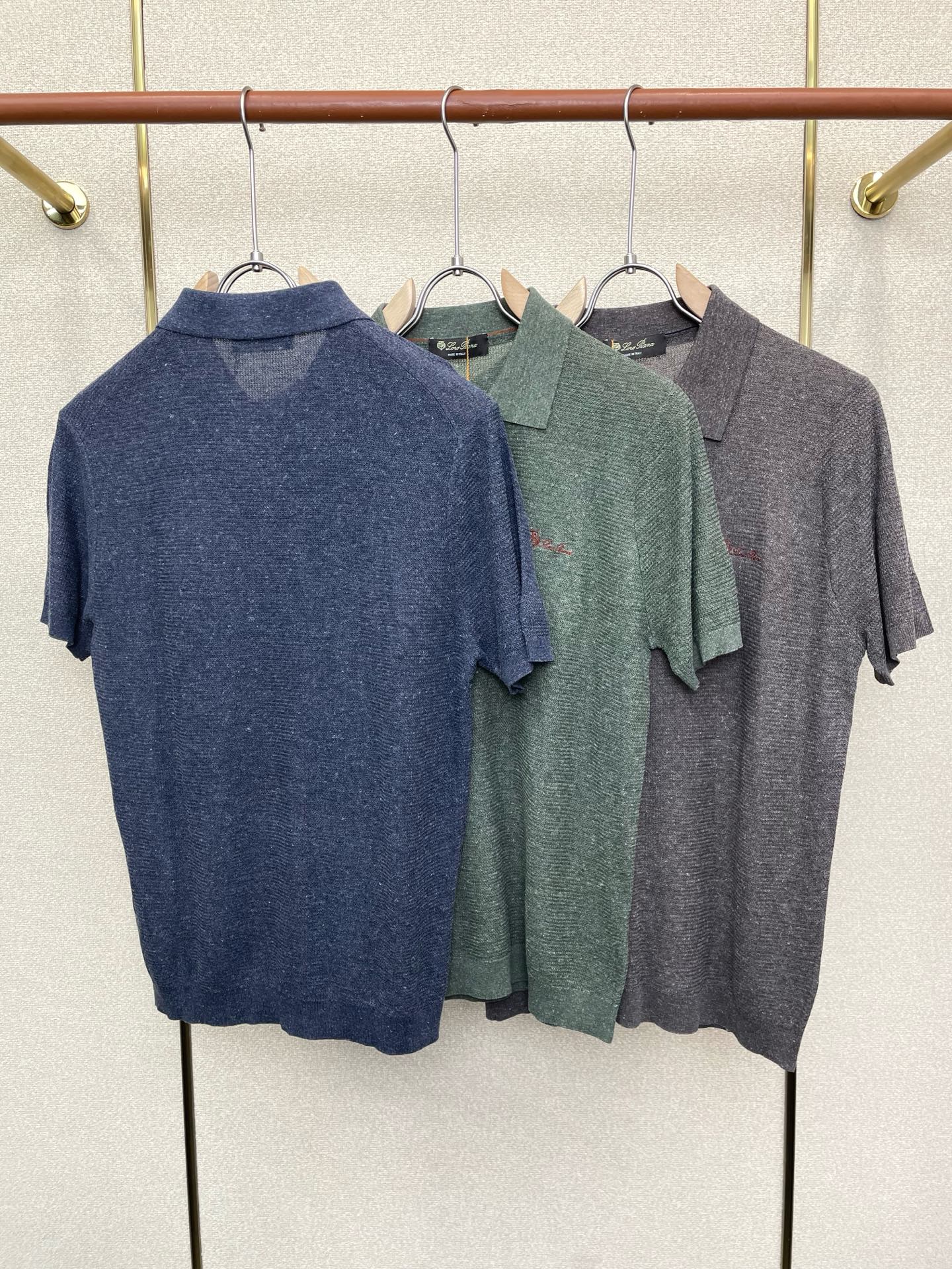 。loro Piana-loro Piana诺悠翩雅💥独家专供新款原单男士休闲短袖 高端定制 高端版本 