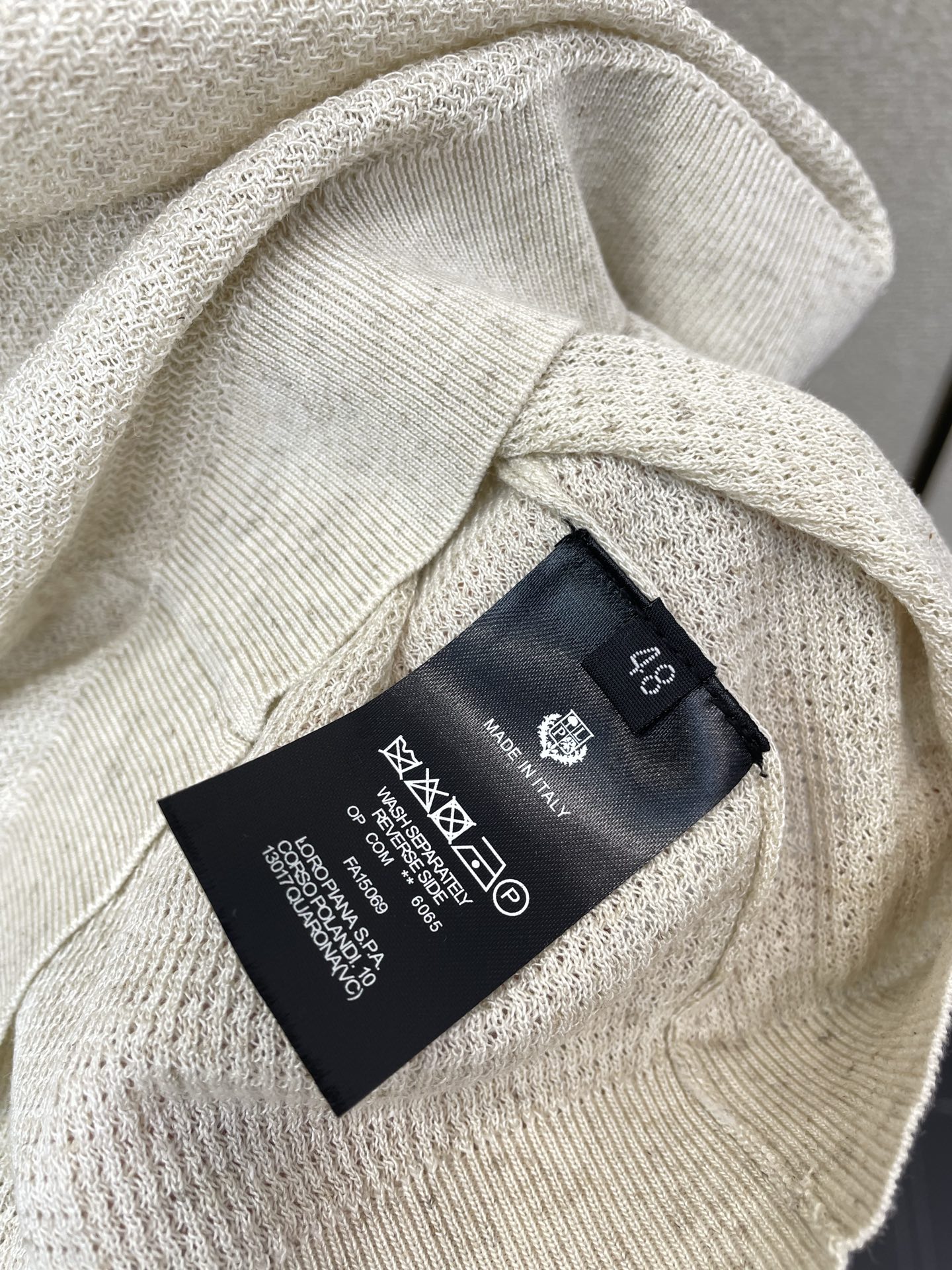 。loro Piana-loro Piana诺悠翩雅💥独家专供新款原单男士休闲短袖 高端定制 高端版本 