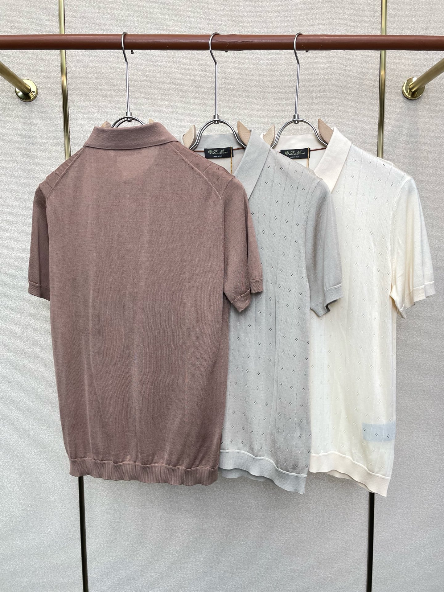 。loro Piana-loro Piana诺悠翩雅💥独家专供新款原单男士休闲短袖 高端定制 高端版本 