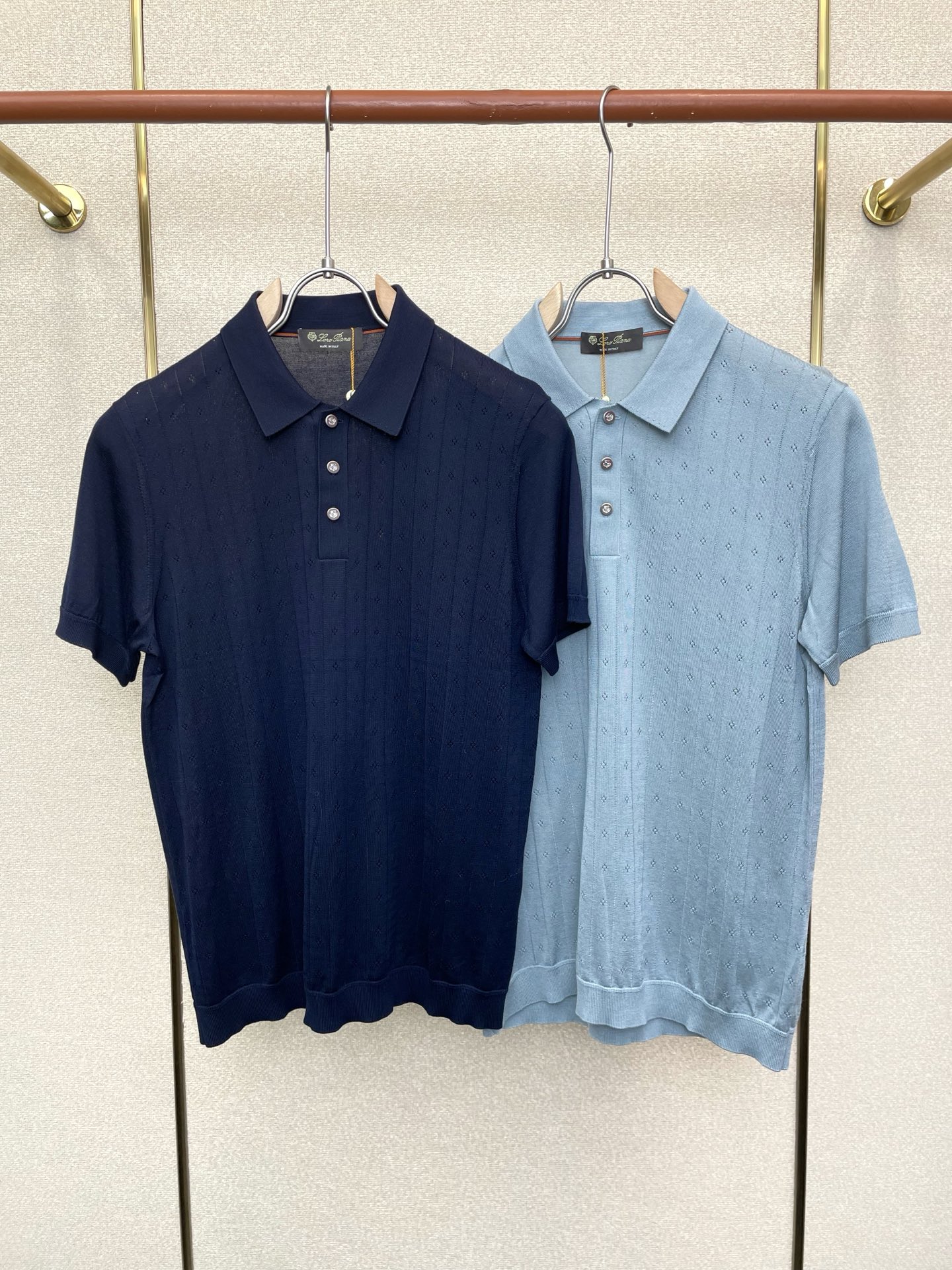 。loro Piana-loro Piana诺悠翩雅💥独家专供新款原单男士休闲短袖 高端定制 高端版本 