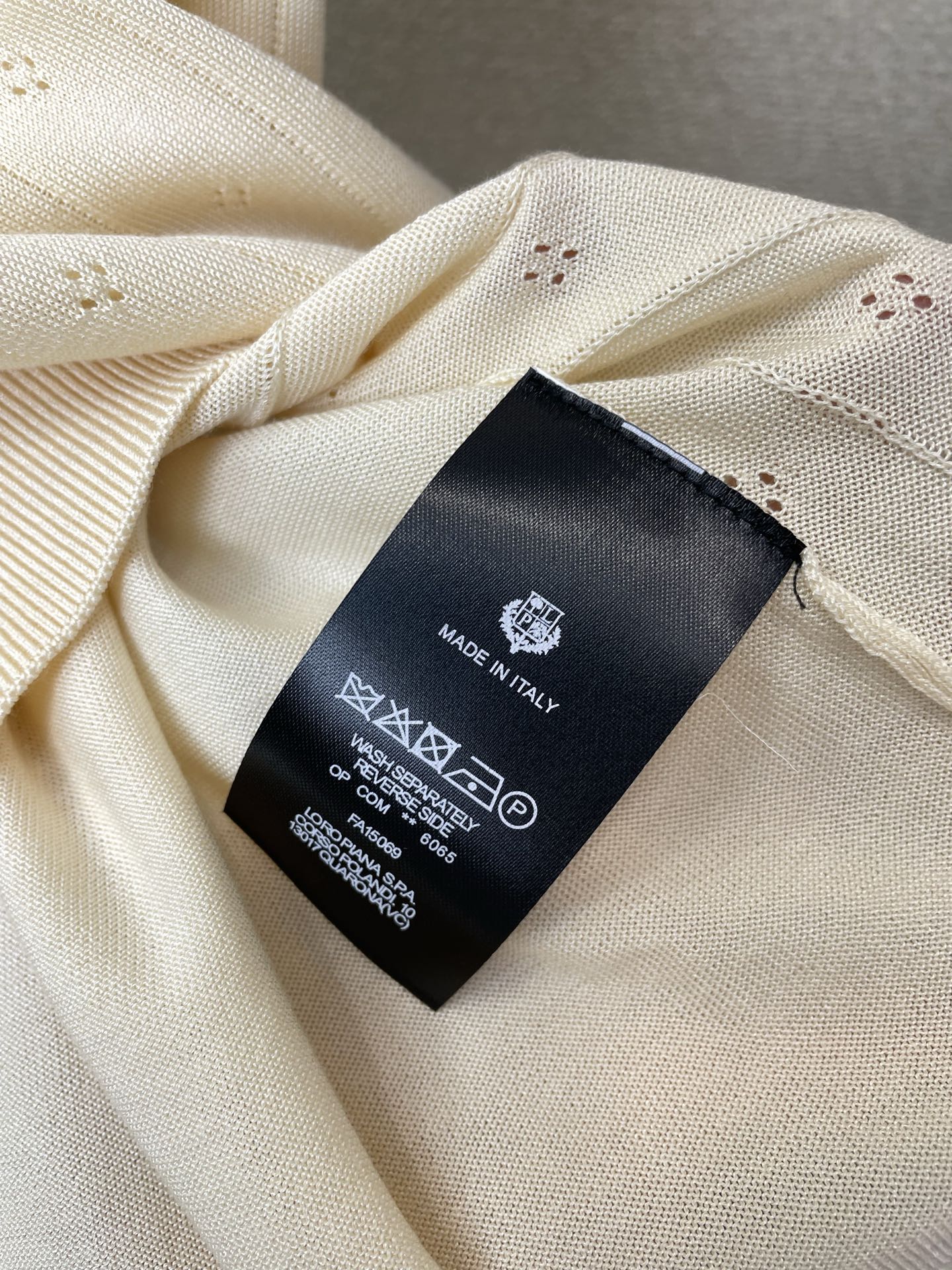 。loro Piana-loro Piana诺悠翩雅💥独家专供新款原单男士休闲短袖 高端定制 高端版本 