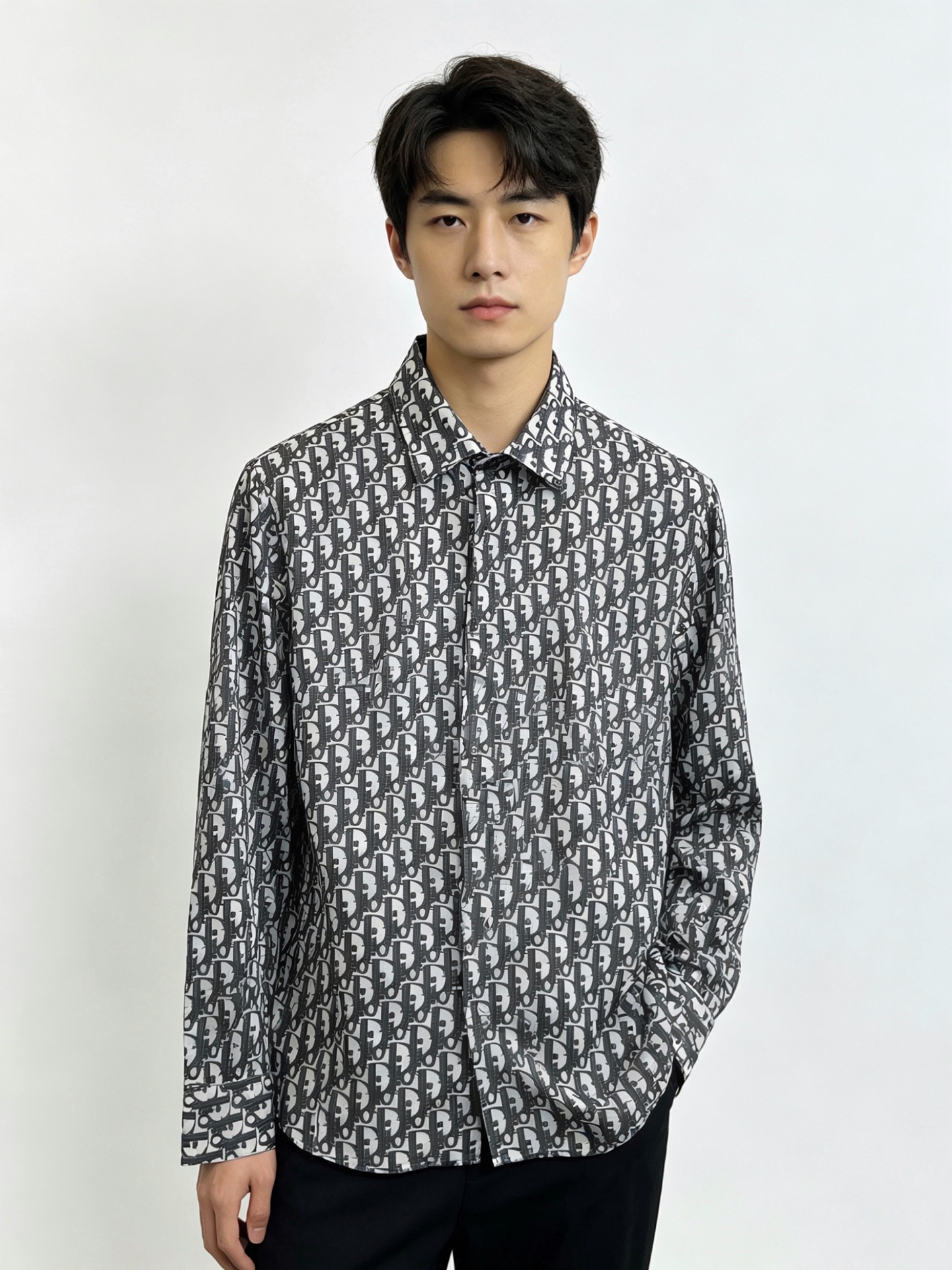 。Dior迪奥💥砸锅卖铁都要上的新款新款男士休闲衬衫 高端定制 高端版本 时尚百搭爆款⚠️⚠️✨✨进口面