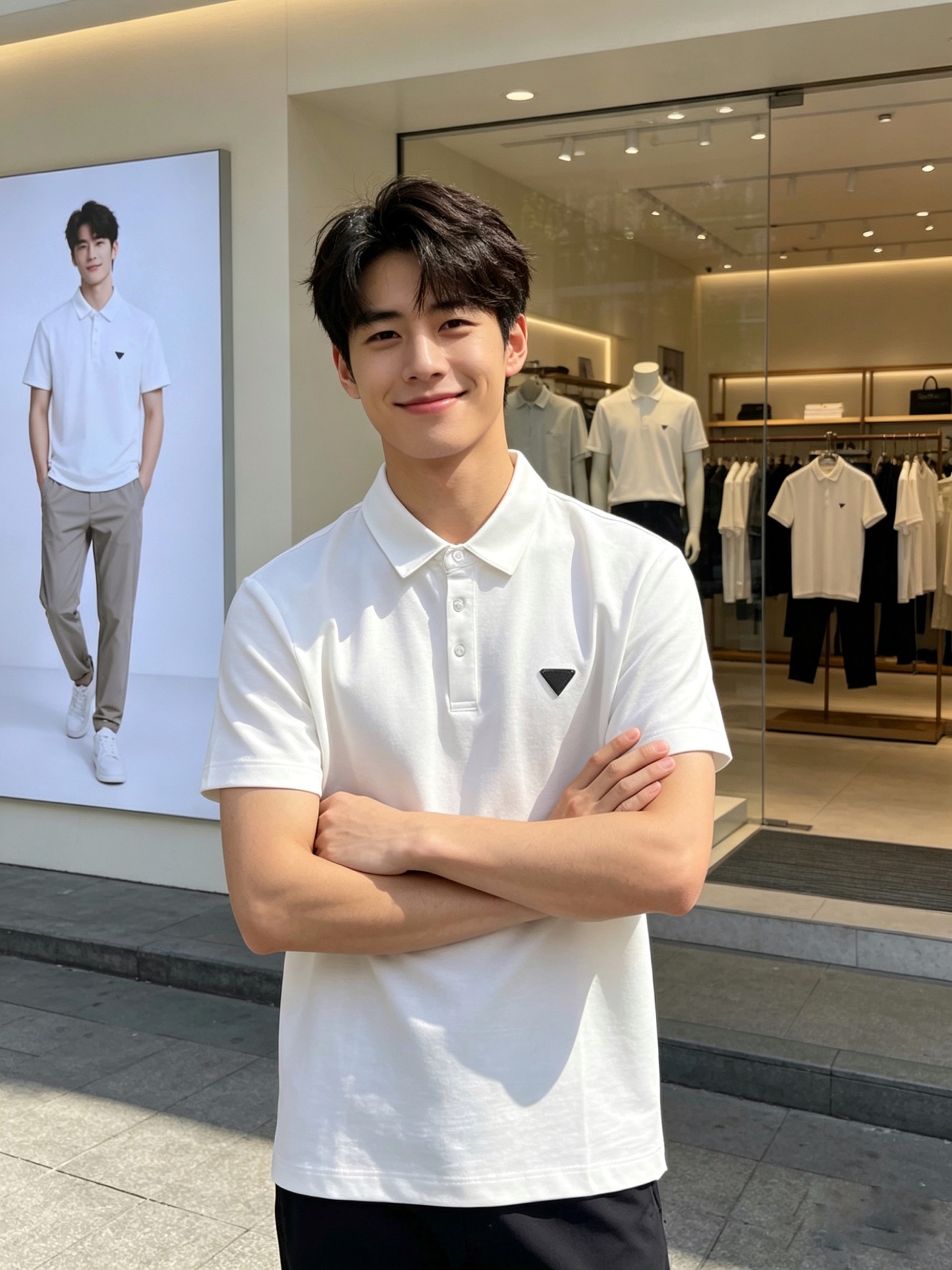 。Prada普拉达💥砸锅卖铁都要上的新款新款原单男士休闲短袖 高端定制 高端版本 时尚百搭爆款⚠️⚠️✨