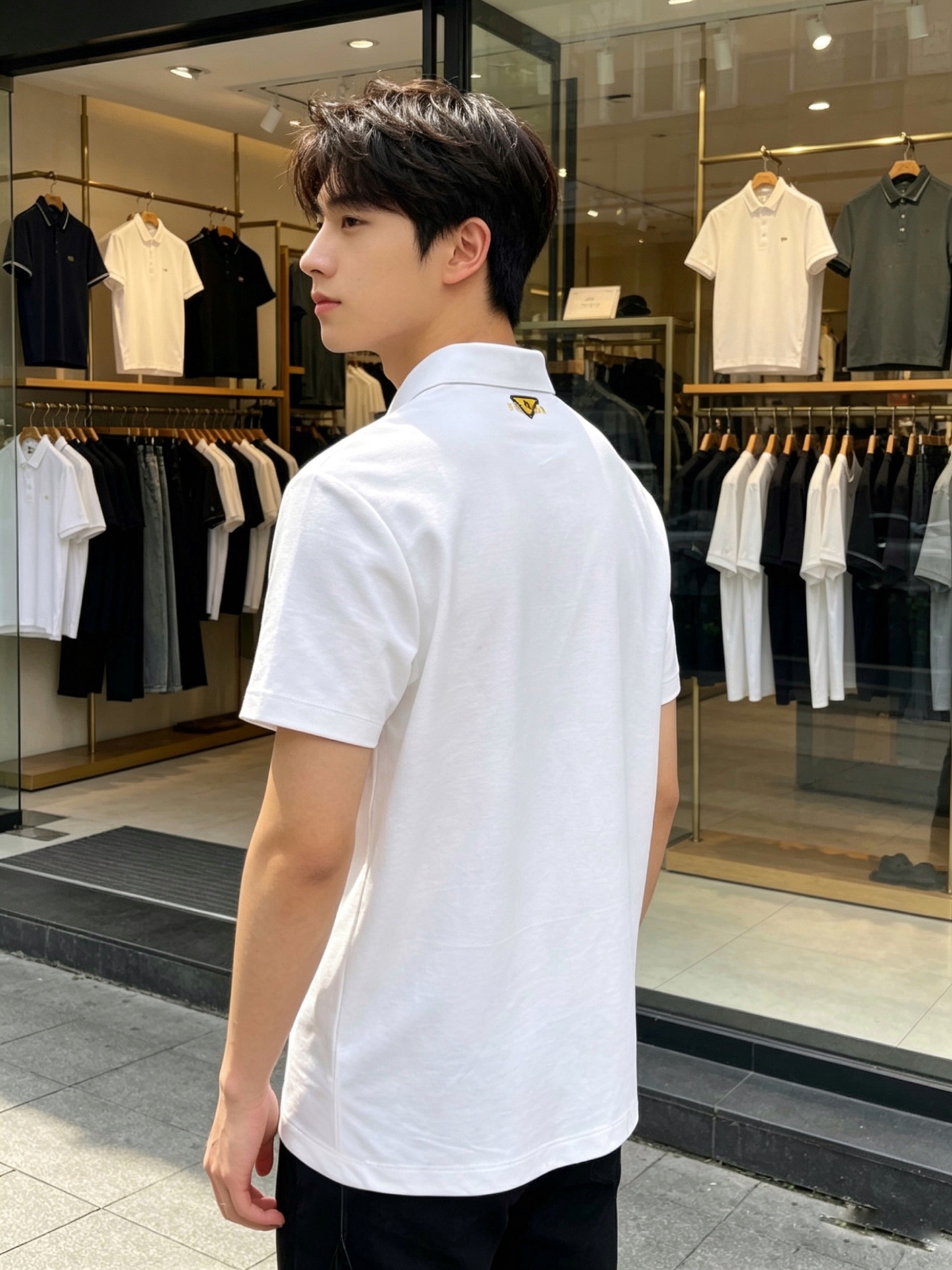 。Prada普拉达💥砸锅卖铁都要上的新款新款原单男士休闲短袖 高端定制 高端版本 时尚百搭爆款⚠️⚠️✨