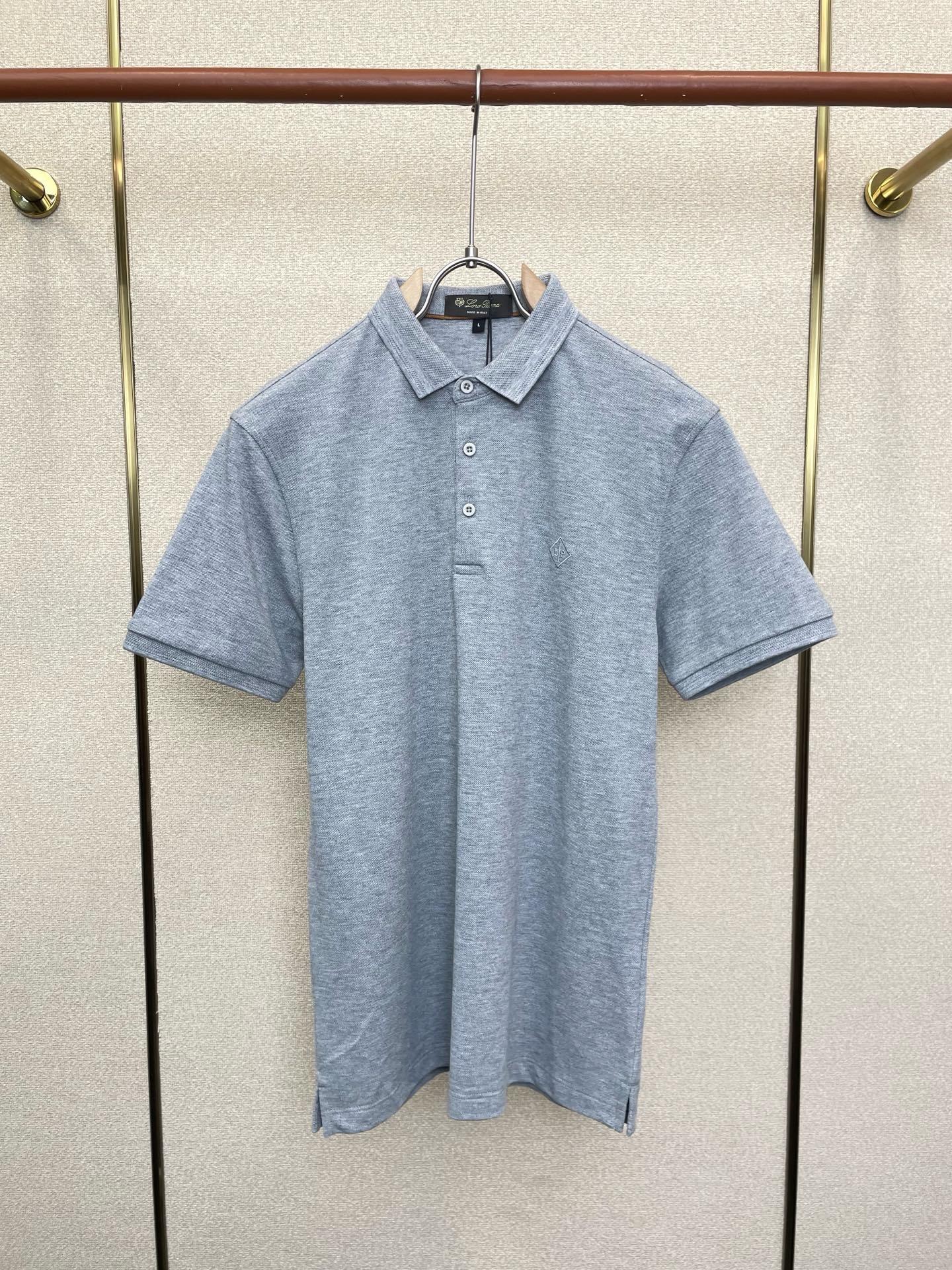 。Loro Piana-Loro Piana诺悠翩雅💥砸锅卖铁都要上的新款新款原单男士休闲短袖 高端定制