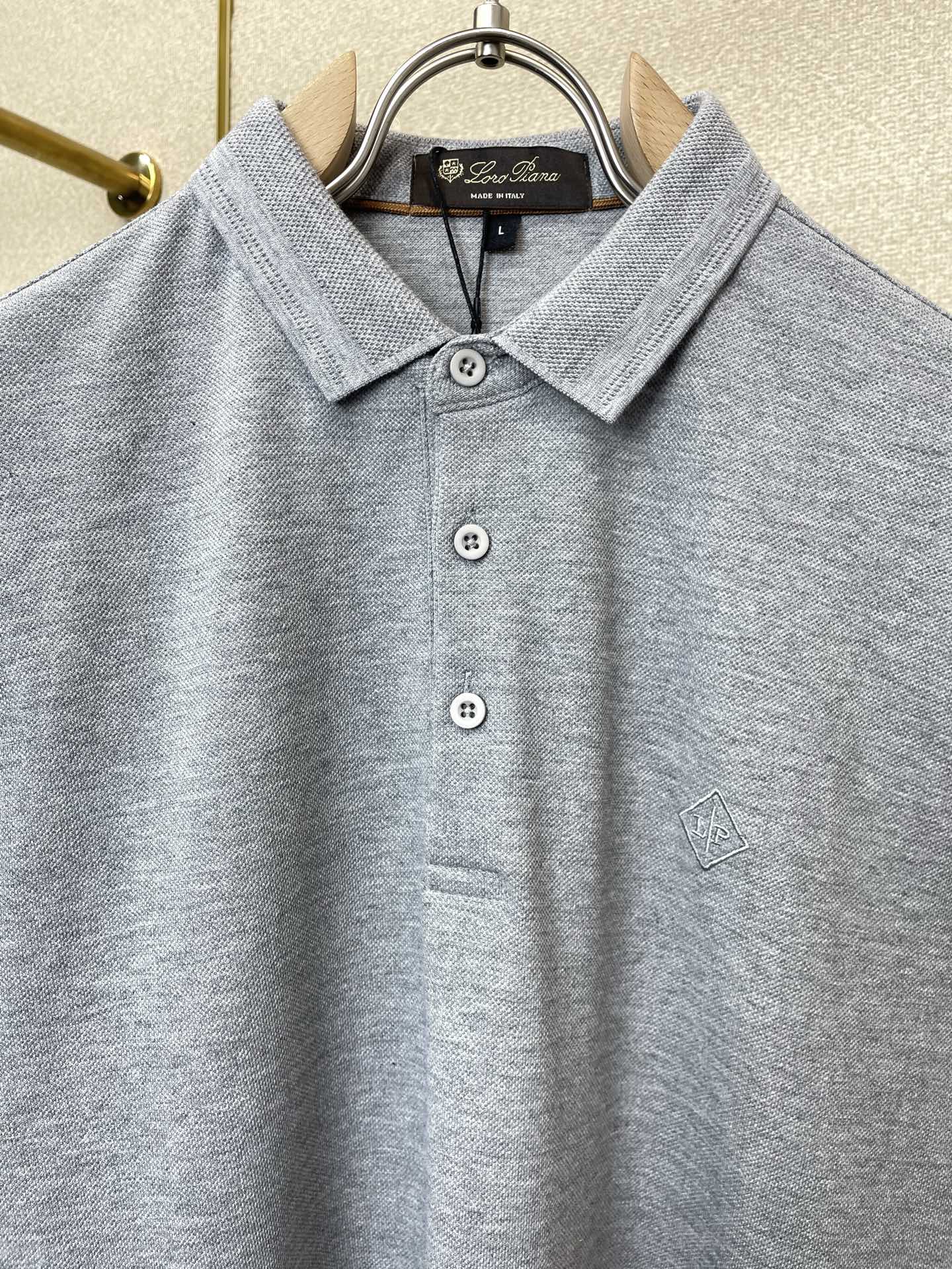。Loro Piana-Loro Piana诺悠翩雅💥砸锅卖铁都要上的新款新款原单男士休闲短袖 高端定制