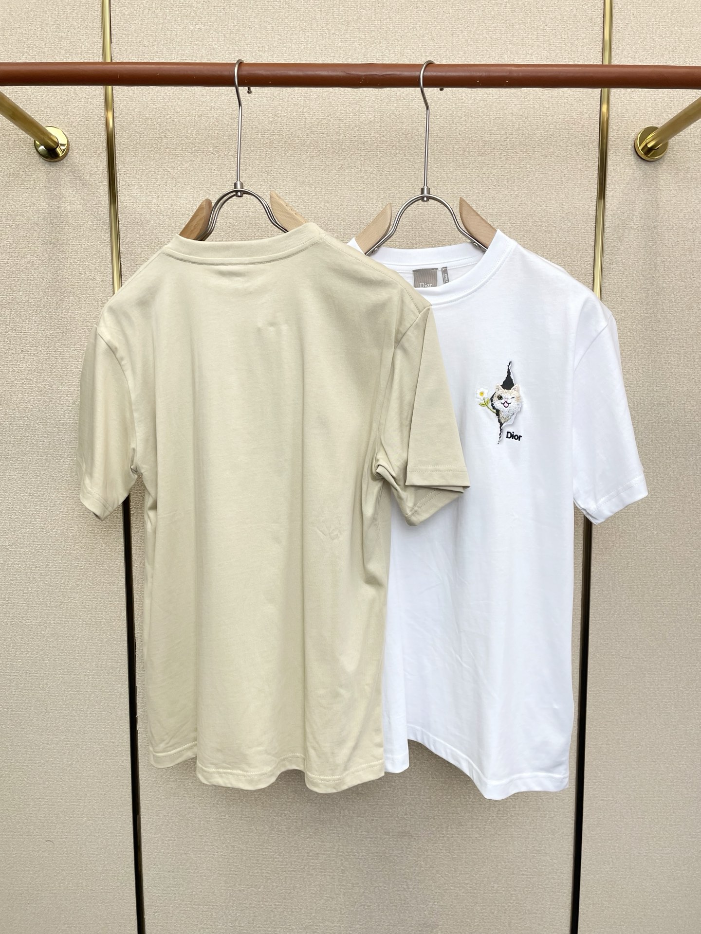 。Dior迪奥💥砸锅卖铁都要上的新款新款原单男士休闲短袖 高端定制 高端版本 时尚百搭爆款⚠️⚠️✨✨进