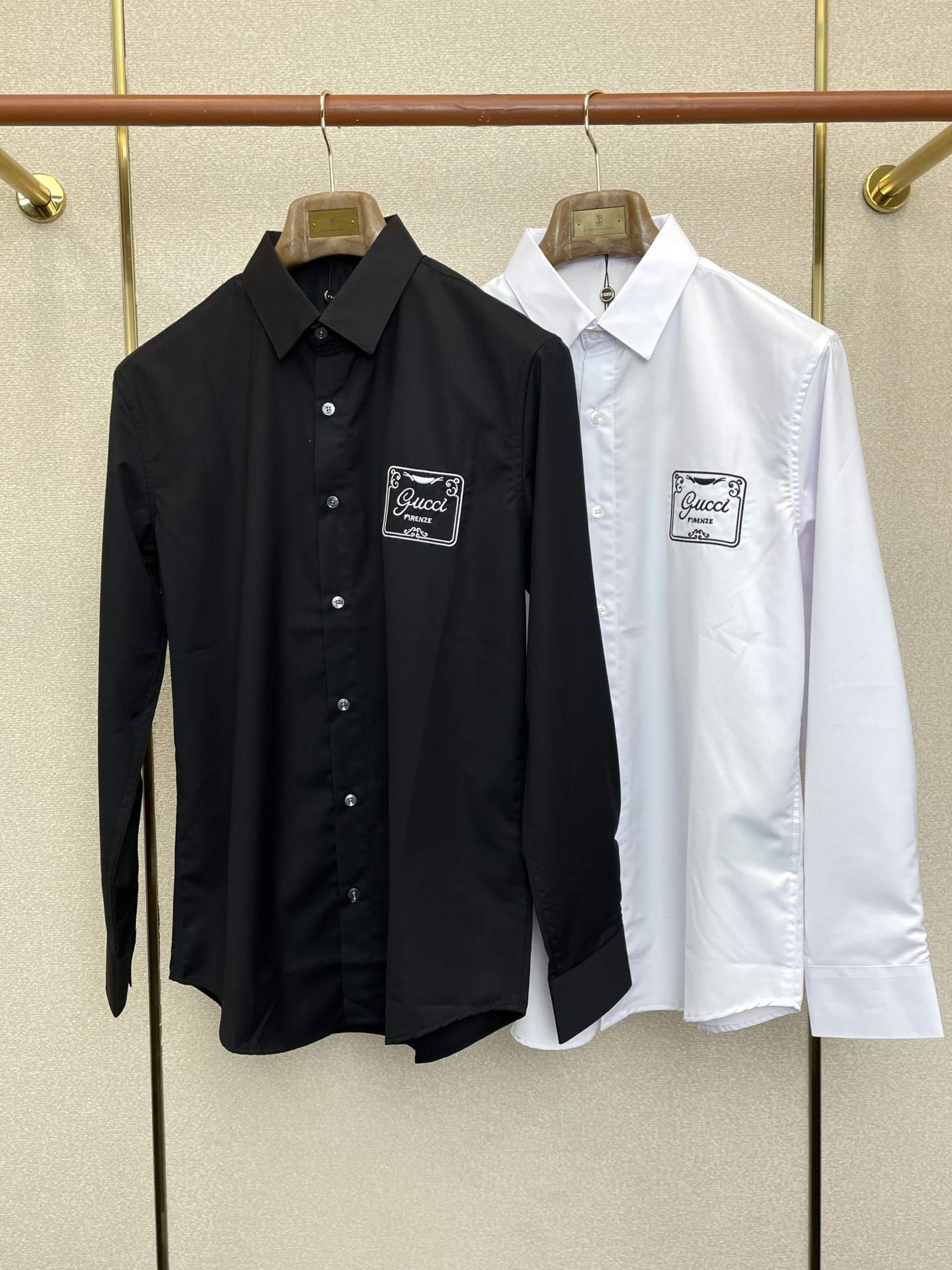 。Gucci古驰💥砸锅卖铁都要上的新款新款男士休闲长袖衬衫 高端定制 高端版本 时尚百搭爆款⚠️⚠️✨✨