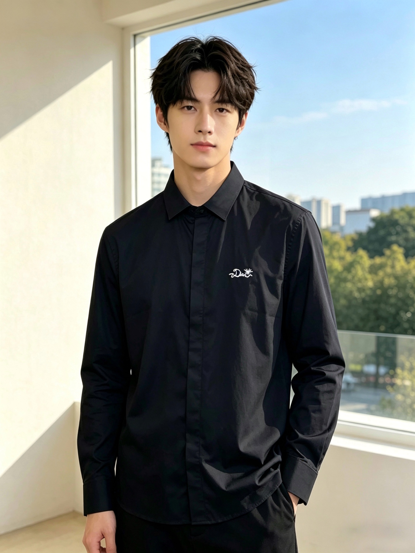 。Dior迪奥💥砸锅卖铁都要上的新款新款男士休闲衬衫 高端定制 高端版本 时尚百搭爆款⚠️⚠️✨✨进口面