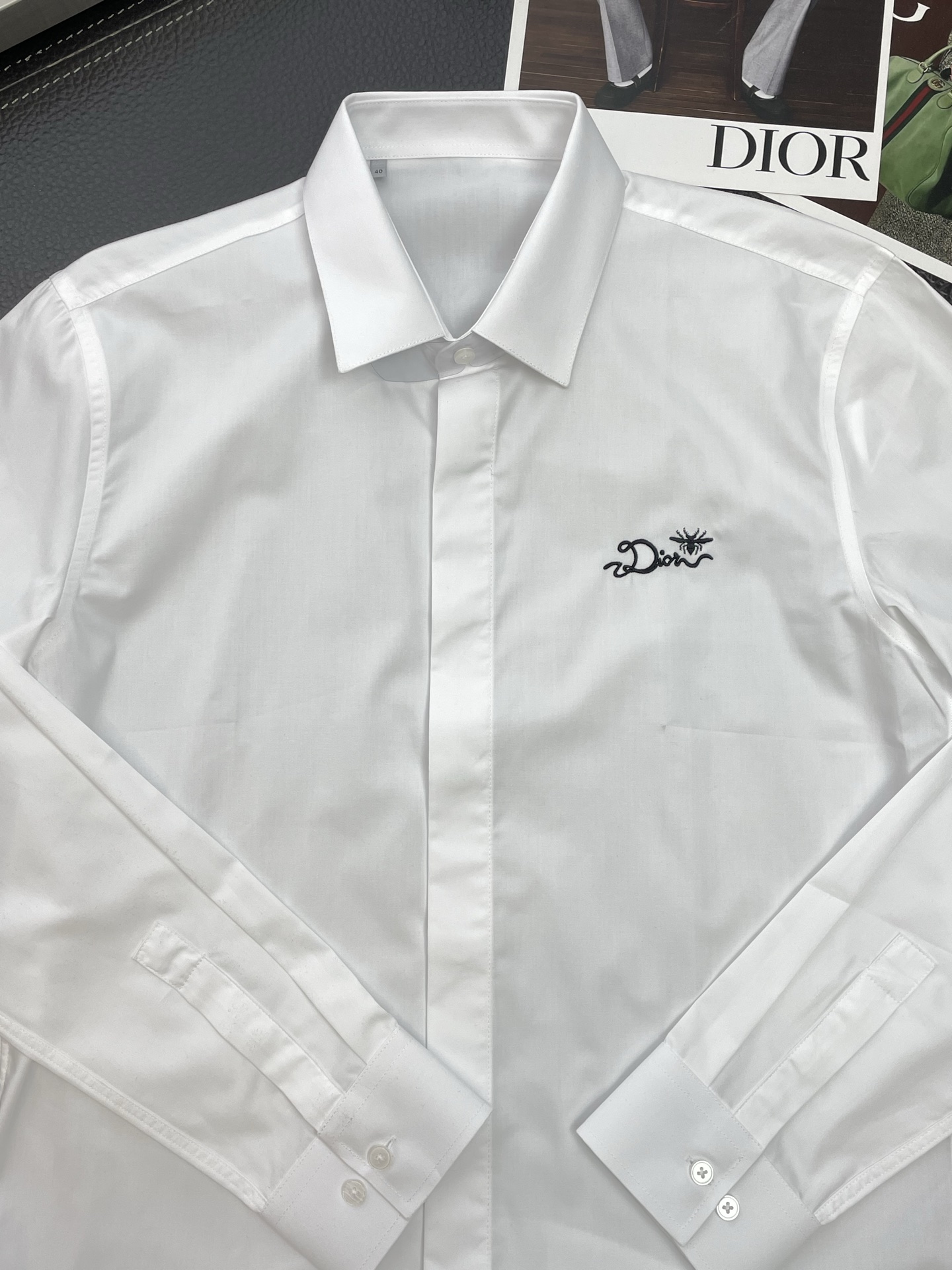 。Dior迪奥💥砸锅卖铁都要上的新款新款男士休闲衬衫 高端定制 高端版本 时尚百搭爆款⚠️⚠️✨✨进口面