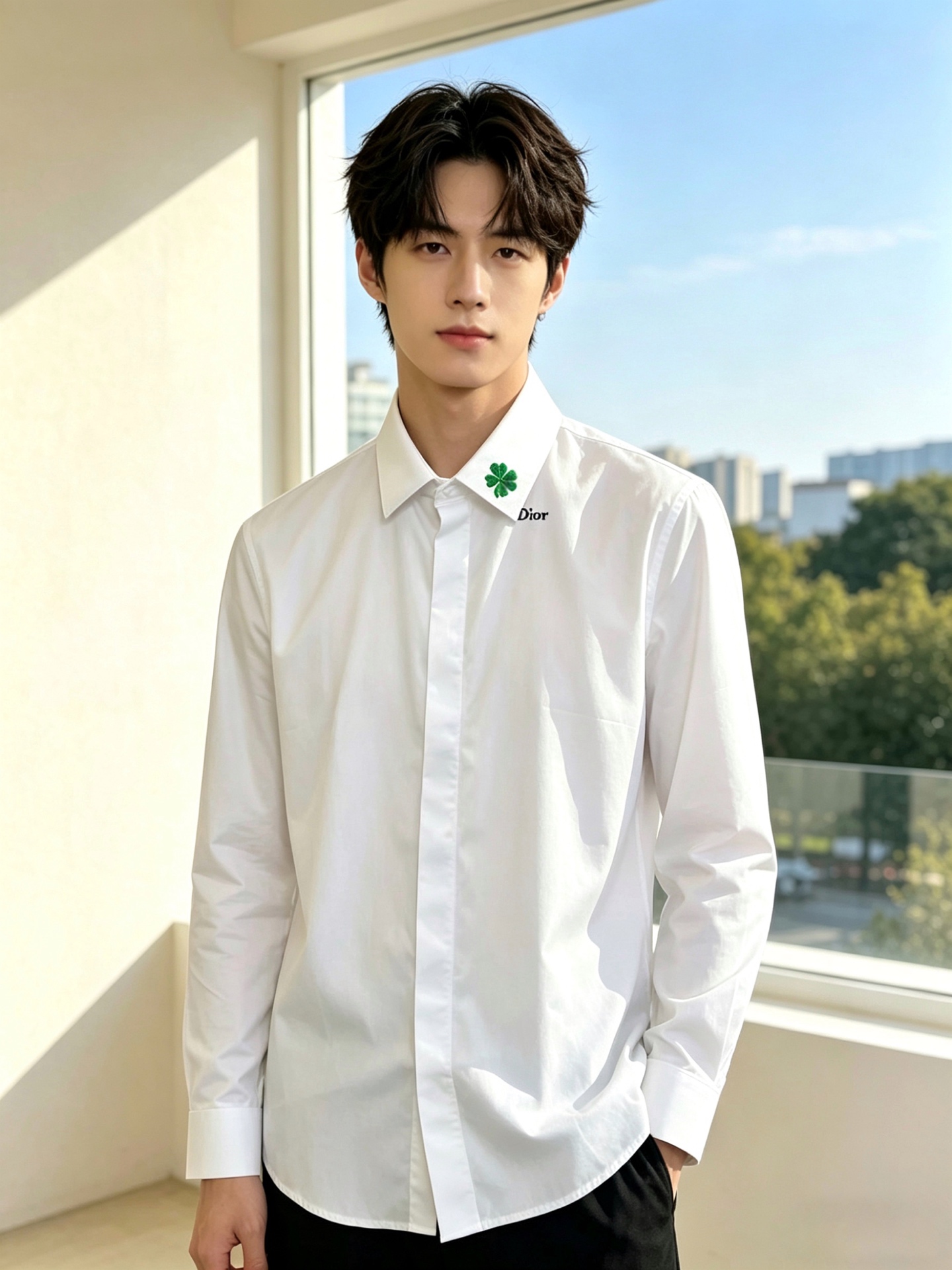 。Dior迪奥💥砸锅卖铁都要上的新款新款男士休闲衬衫 高端定制 高端版本 时尚百搭爆款⚠️⚠️✨✨进口面