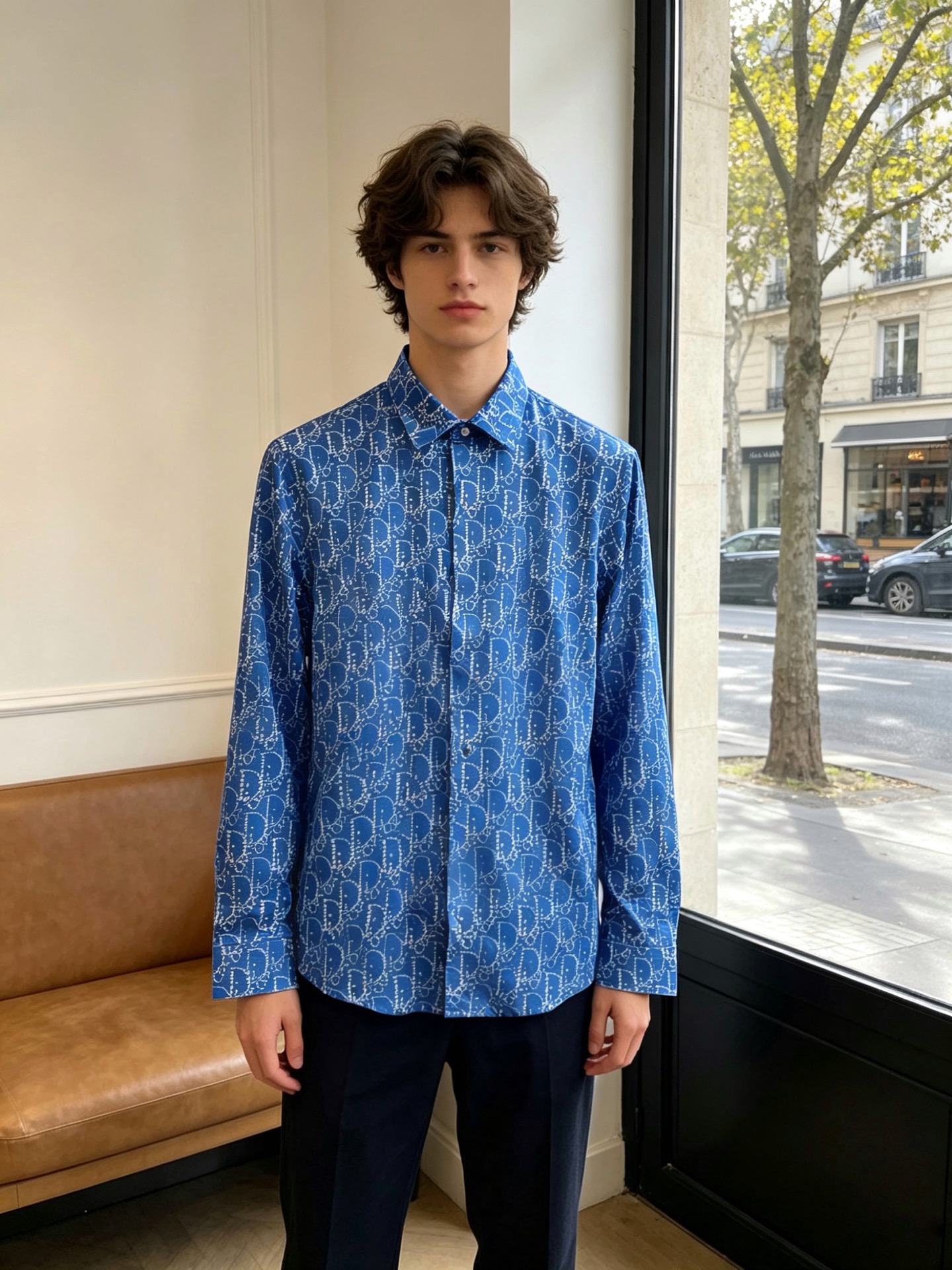 。Dior迪奥💥砸锅卖铁都要上的新款新款男士休闲衬衫 高端定制 高端版本 时尚百搭爆款⚠️⚠️✨✨进口面