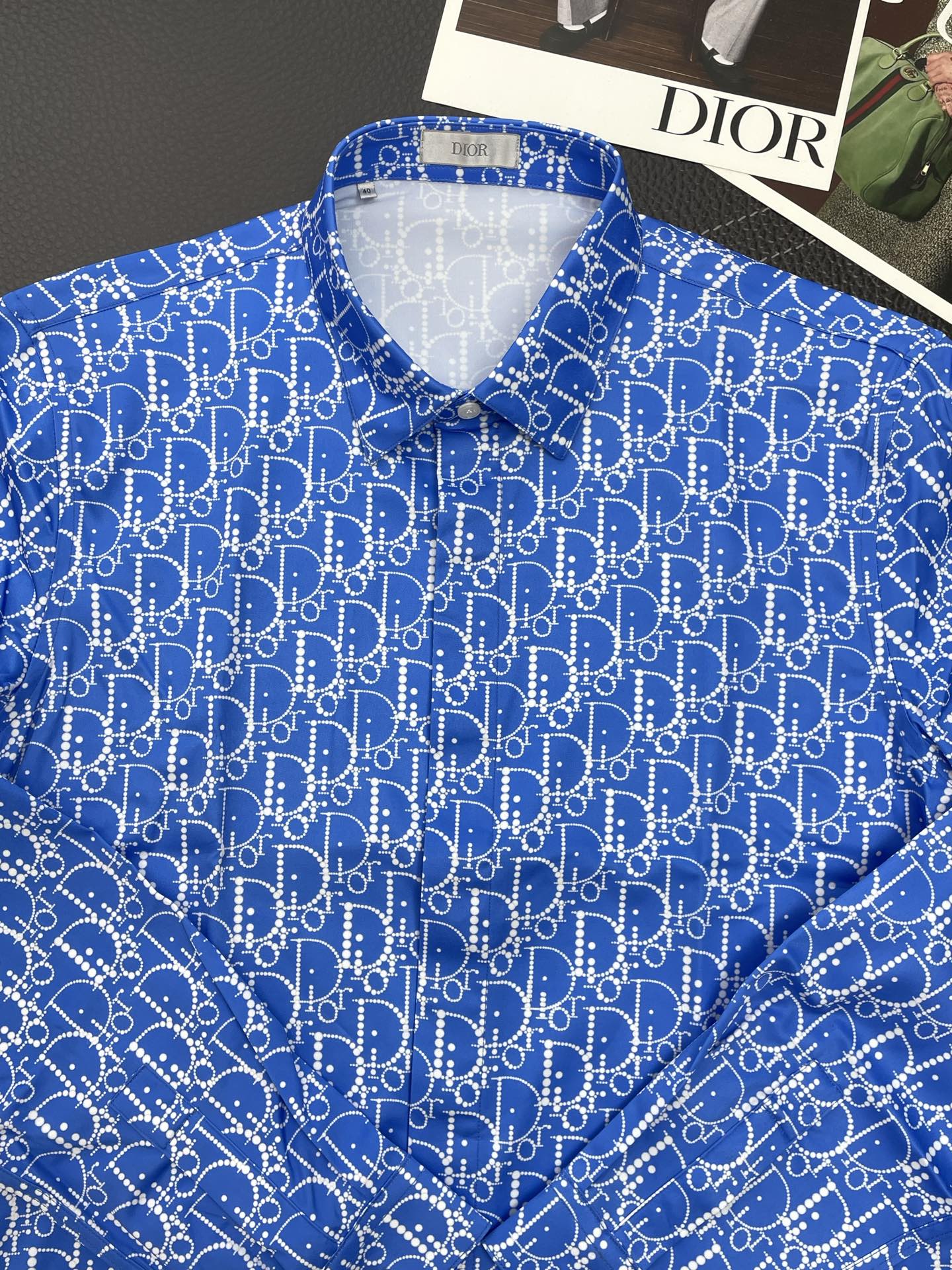 。Dior迪奥💥砸锅卖铁都要上的新款新款男士休闲衬衫 高端定制 高端版本 时尚百搭爆款⚠️⚠️✨✨进口面