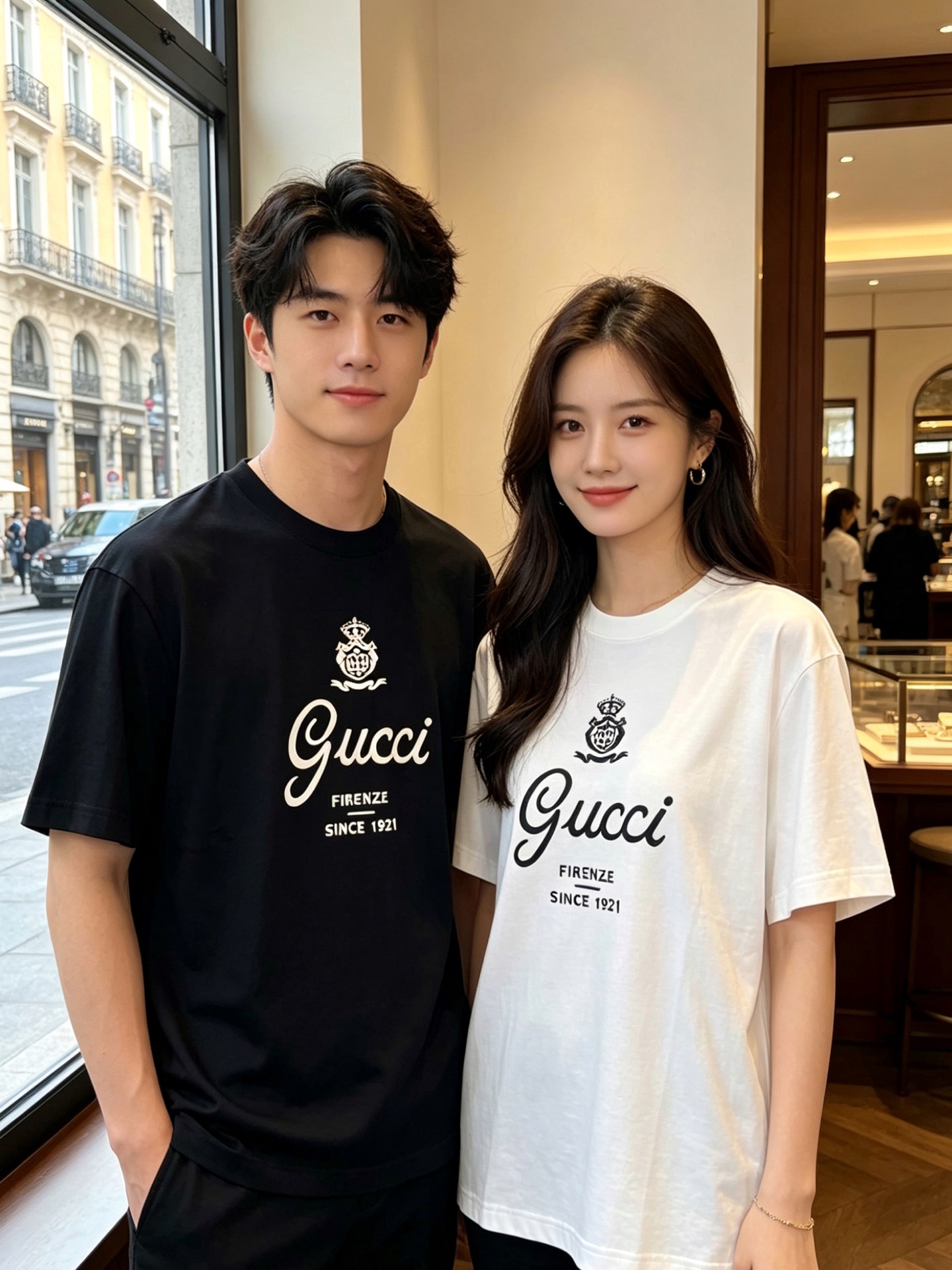 。Gucci古驰💥砸锅卖铁都要上的新款新款原单男士休闲短袖 高端定制 高端版本 时尚百搭爆款⚠️⚠️✨✨