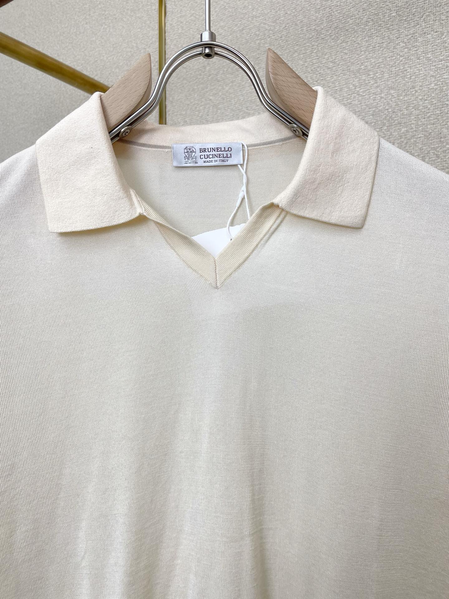 。BC-Brunello Cucinali布鲁内洛·库奇内利💥砸锅卖铁都要上的新款新款原单男士休闲短袖 