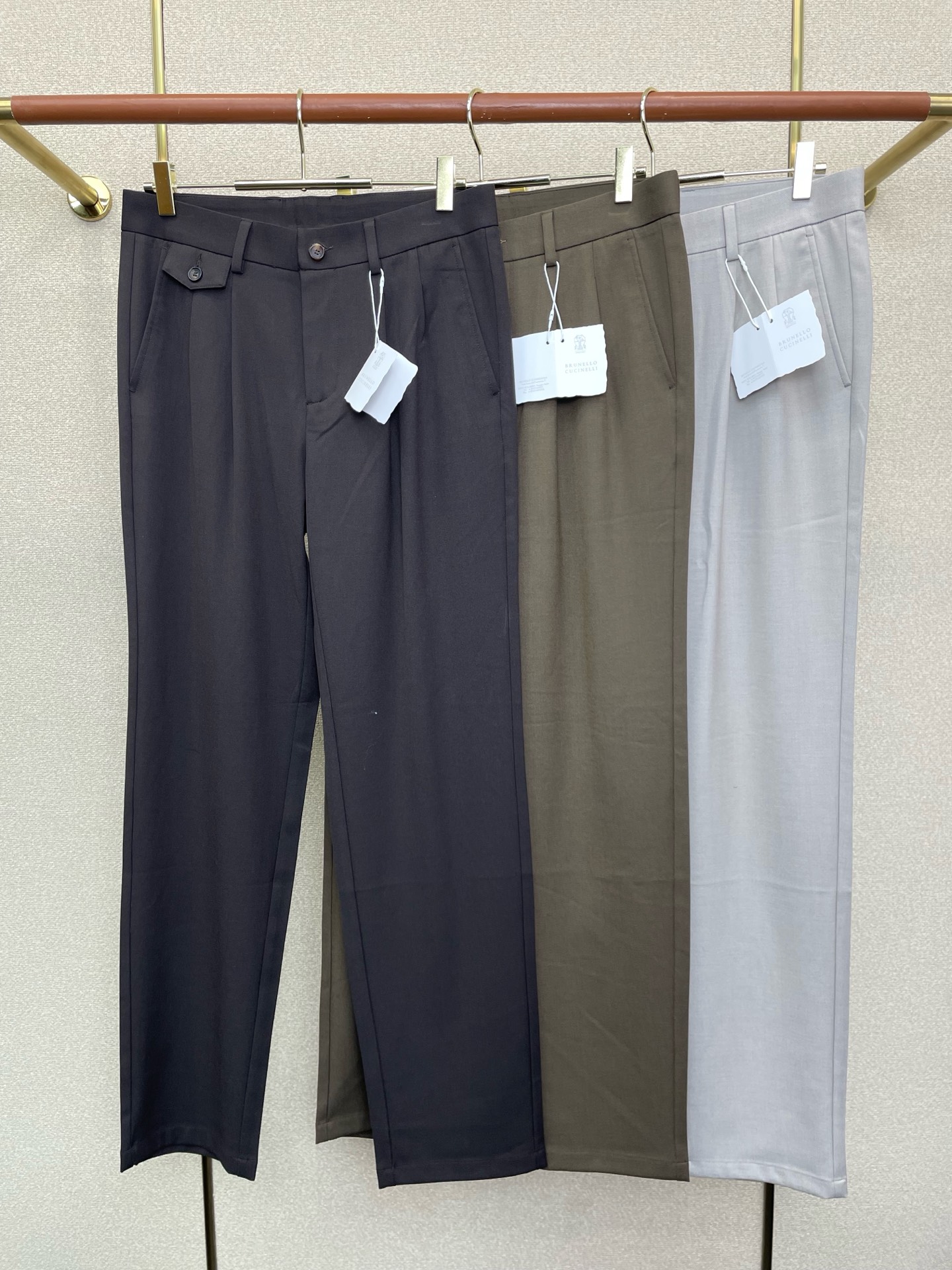 。BC-Brunello Cucineli 布鲁内洛·库奇内利💥砸锅卖铁都要上的新款新款休闲裤 高端版本