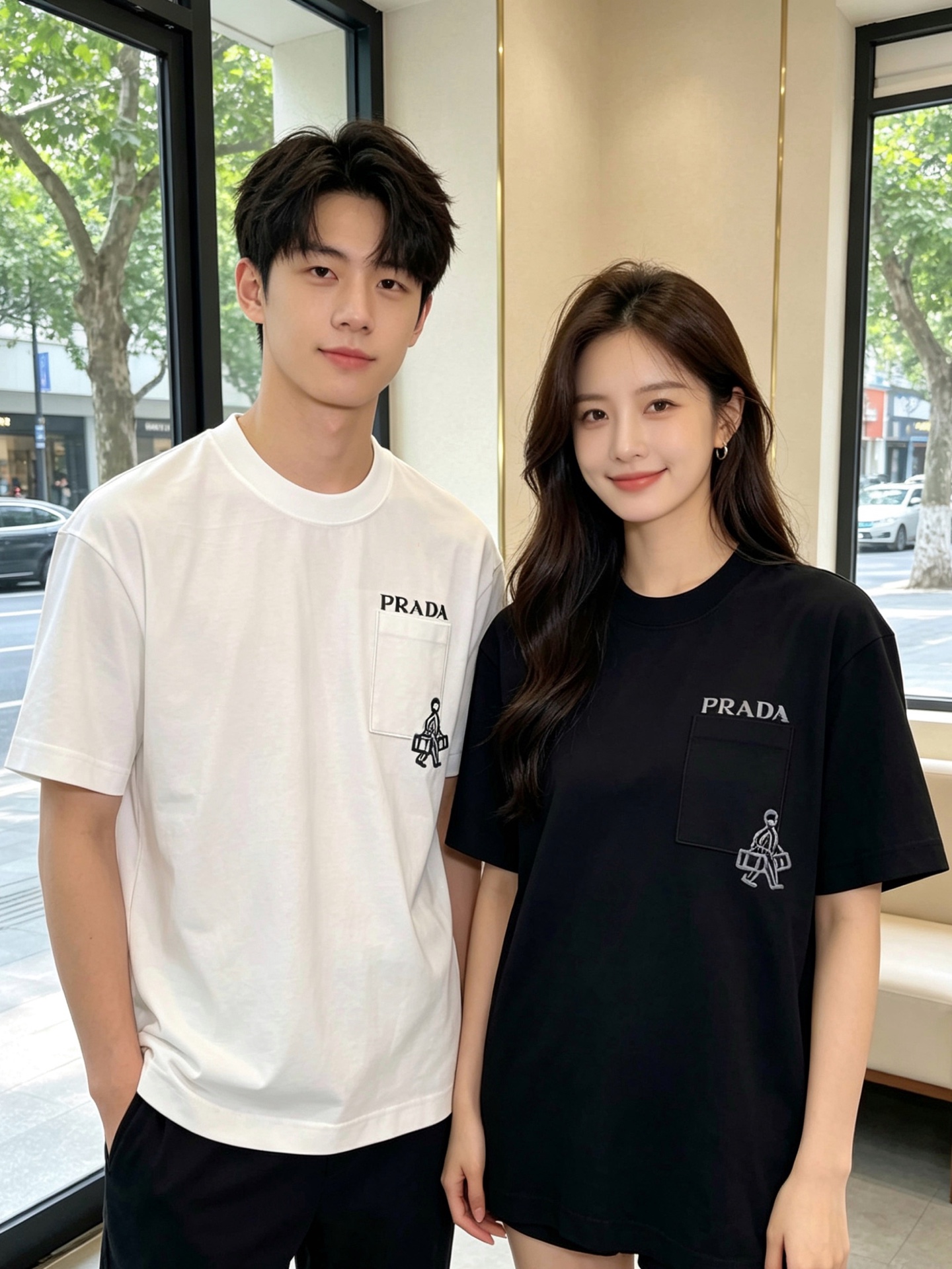 。Prada普拉达💥砸锅卖铁都要上的新款新款原单男士休闲短袖 高端定制 高端版本 时尚百搭爆款⚠️⚠️✨