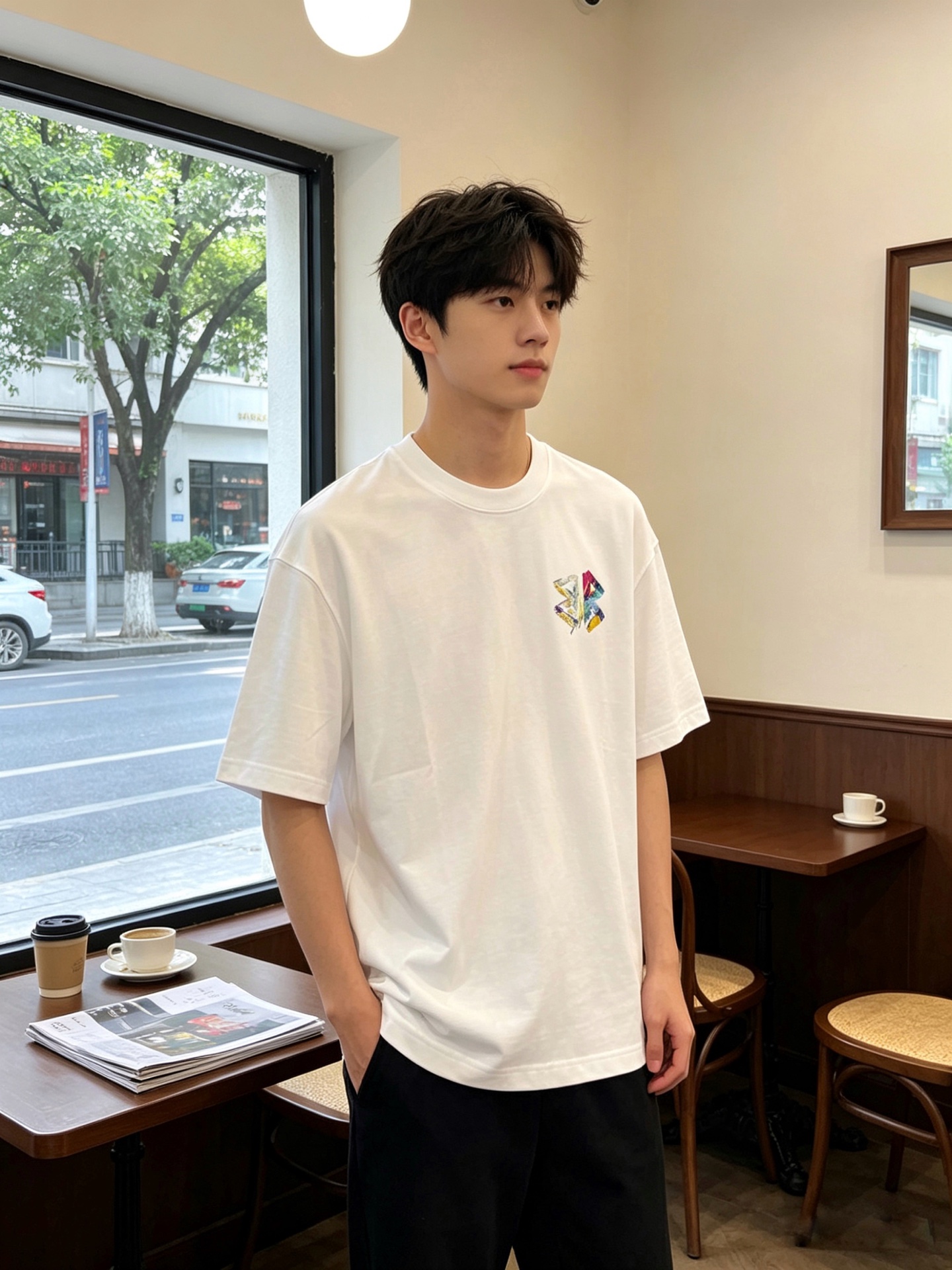 。Balenciaga巴黎世家💥砸锅卖铁都要上的新款新款原单男士休闲短袖 高端定制 高端版本 时尚百搭爆