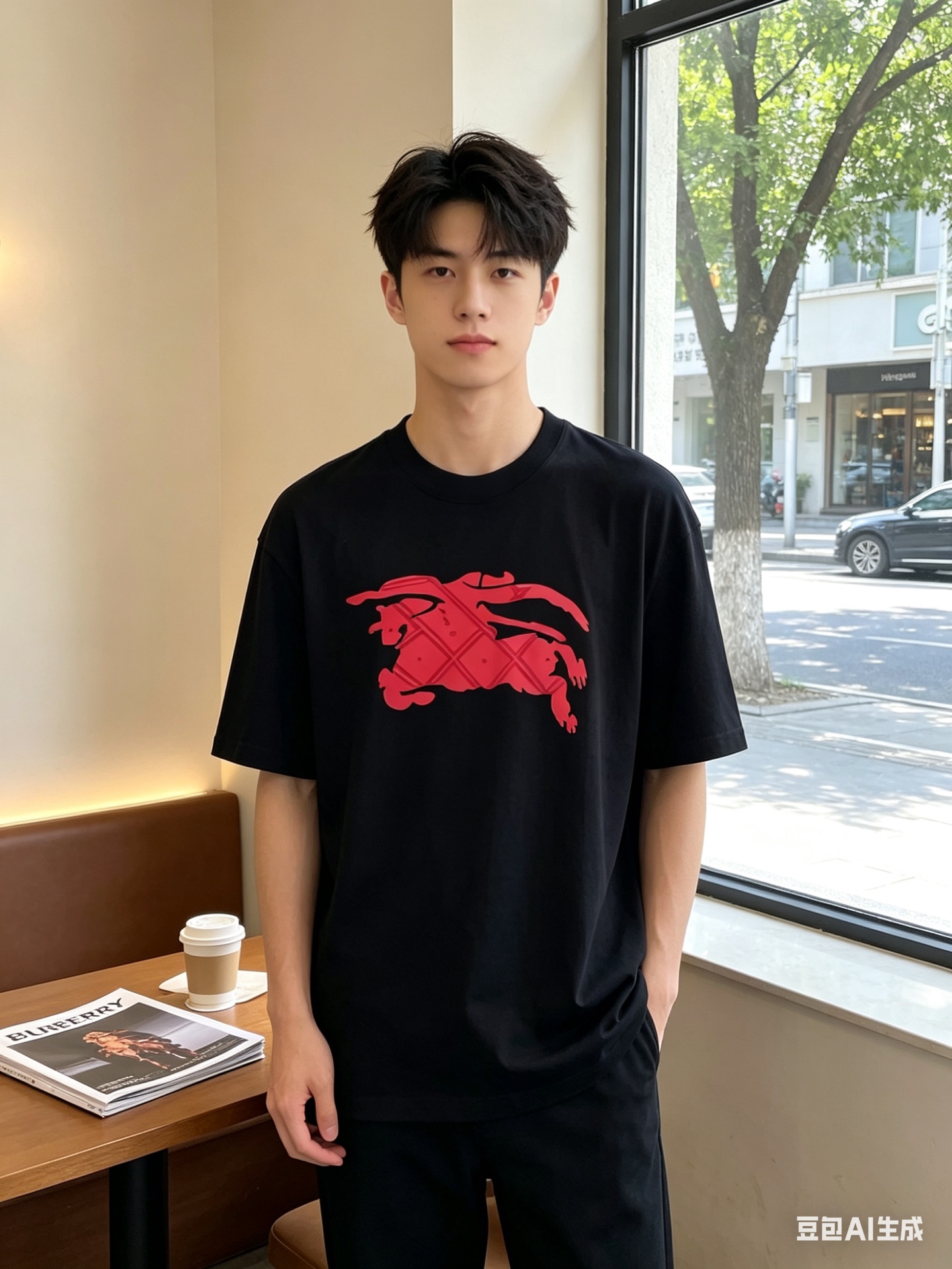 。Burberry巴宝莉💥砸锅卖铁都要上的新款新款原单男士休闲短袖 高端定制 高端版本 时尚百搭爆款⚠️