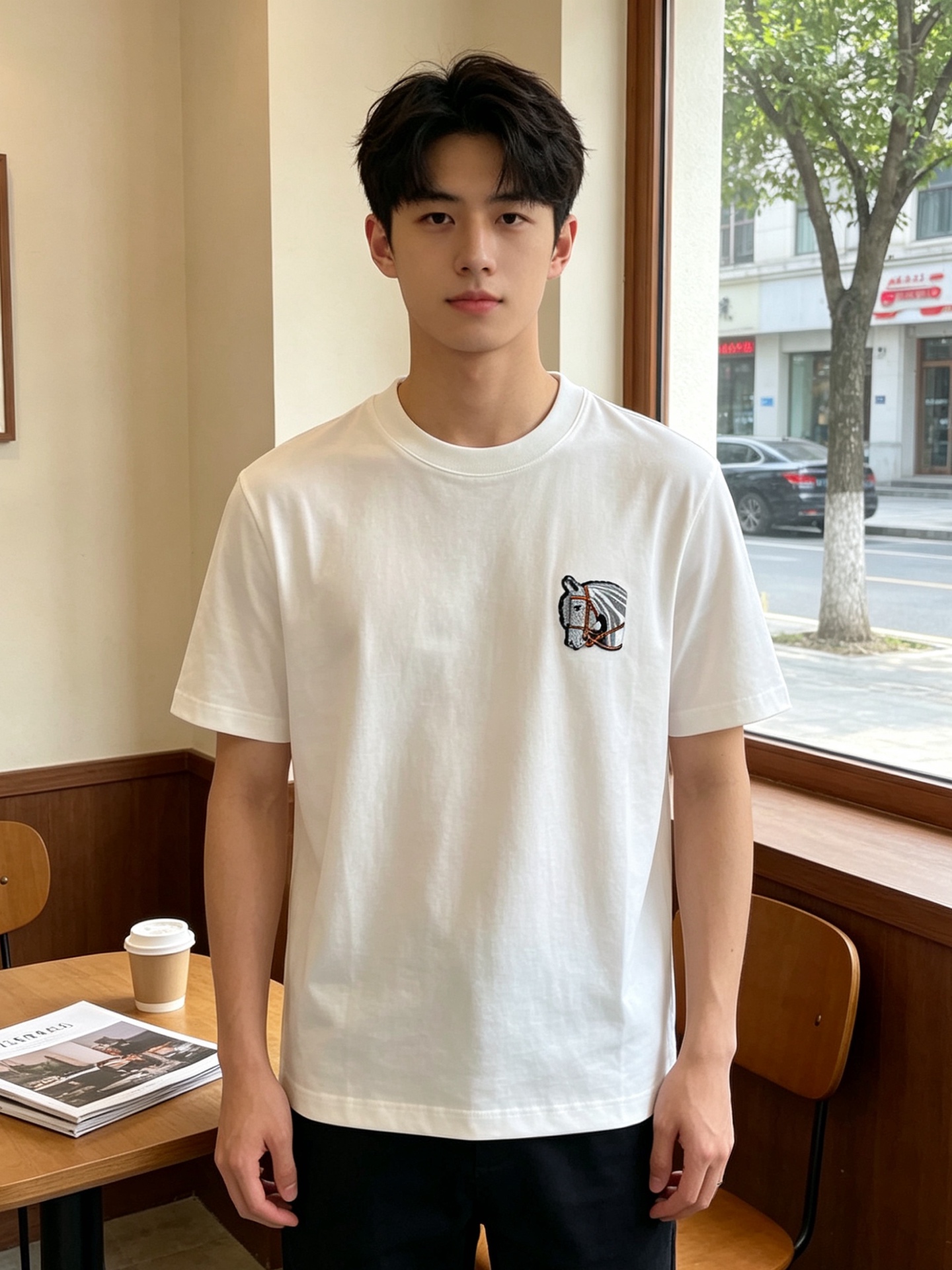 。Hermès爱马仕💥砸锅卖铁都要上的新款新款原单男士休闲短袖 高端定制 高端版本 时尚百搭爆款⚠️⚠️