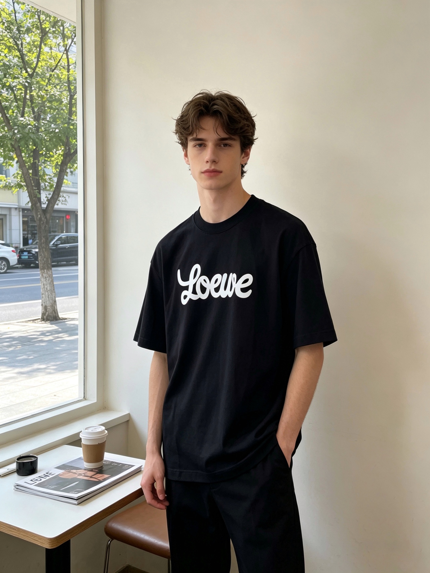 。LOEWE罗意威💥独家专供新款原单男士休闲短袖 高端定制 高端版本 时尚百搭爆款⚠️⚠️✨✨进口面料 