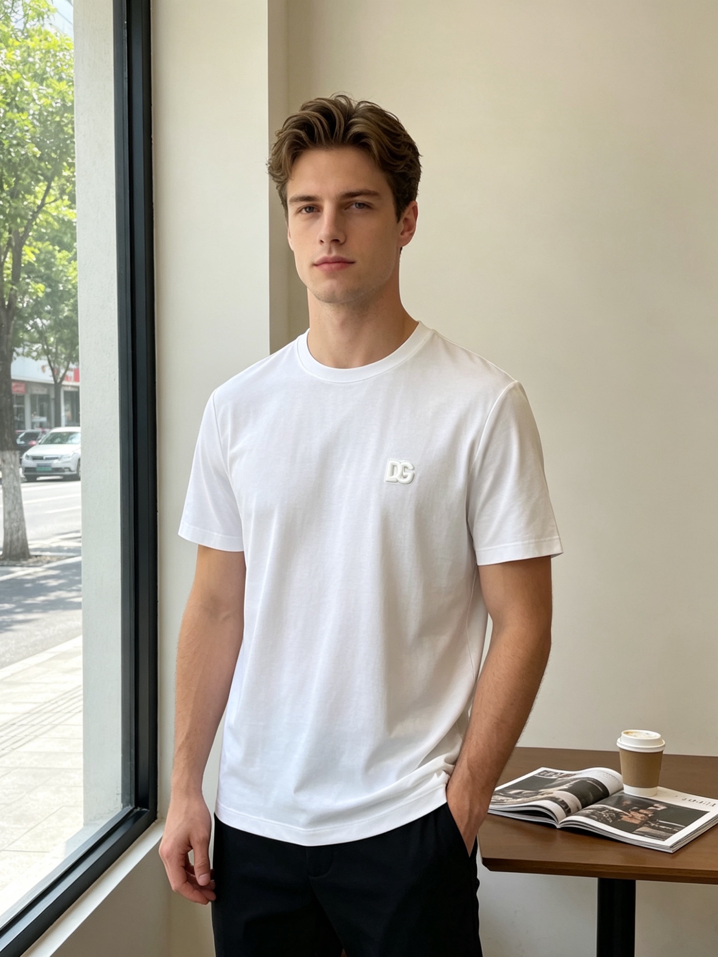 。Dolce&Gabbana杜嘉班纳💥砸锅卖铁都要上的新款新款原单男士休闲短袖 高端定制 高端版本 时尚