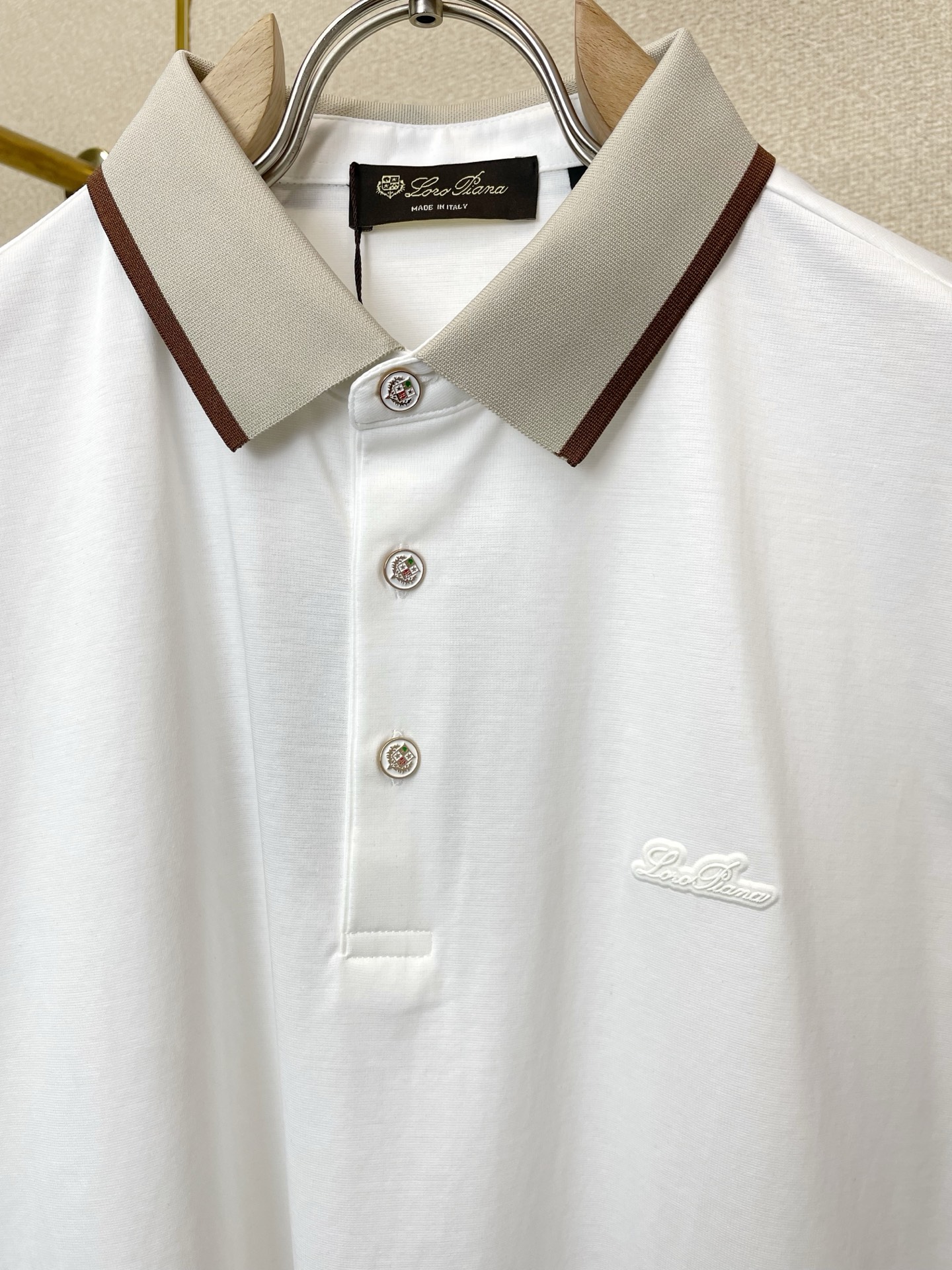 。Loro Piana-Loro Piana诺悠翩雅💥砸锅卖铁都要上的新款新款原单男士休闲PoLo短袖 