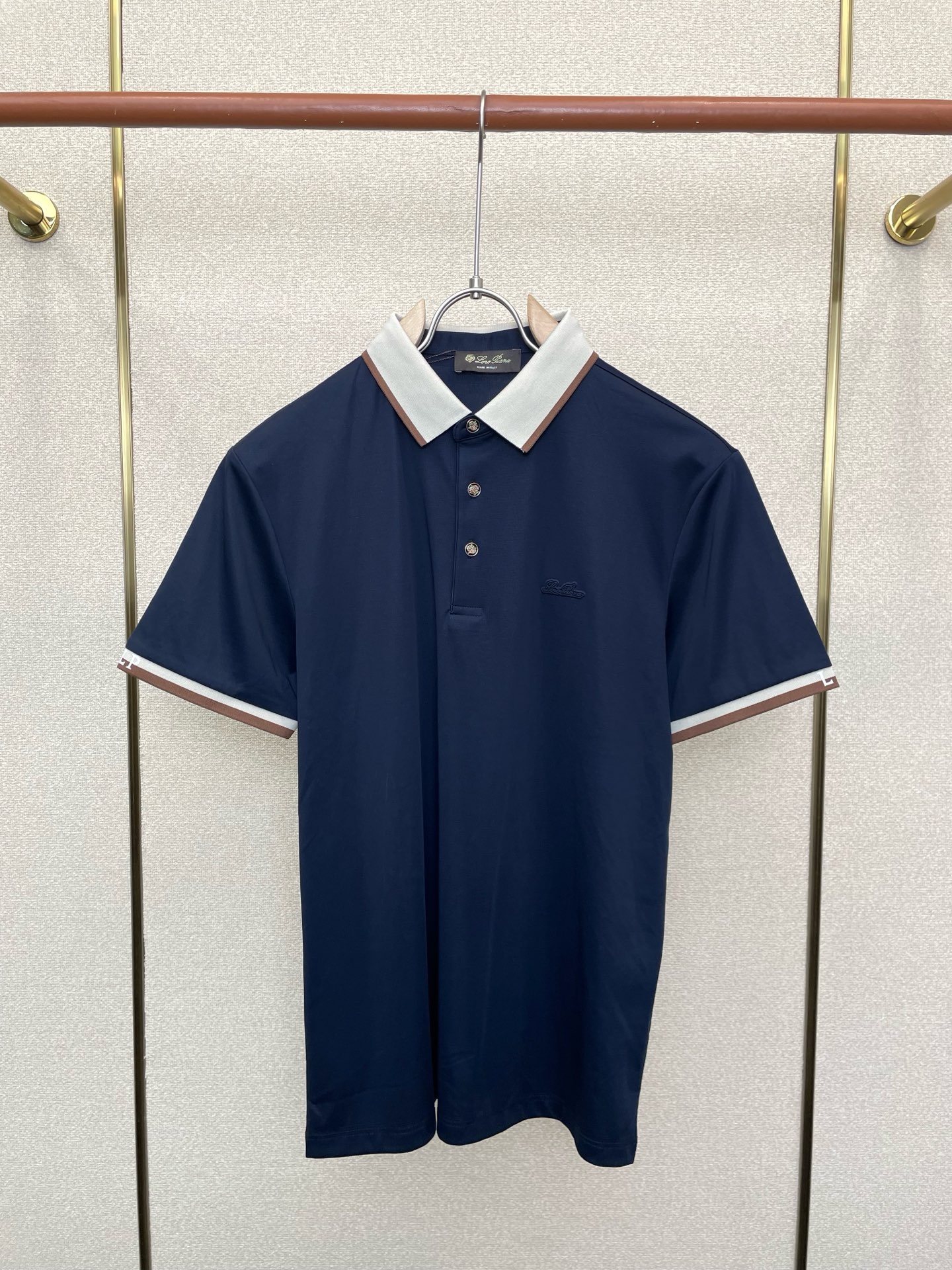 。Loro Piana-Loro Piana诺悠翩雅💥砸锅卖铁都要上的新款新款原单男士休闲PoLo短袖 
