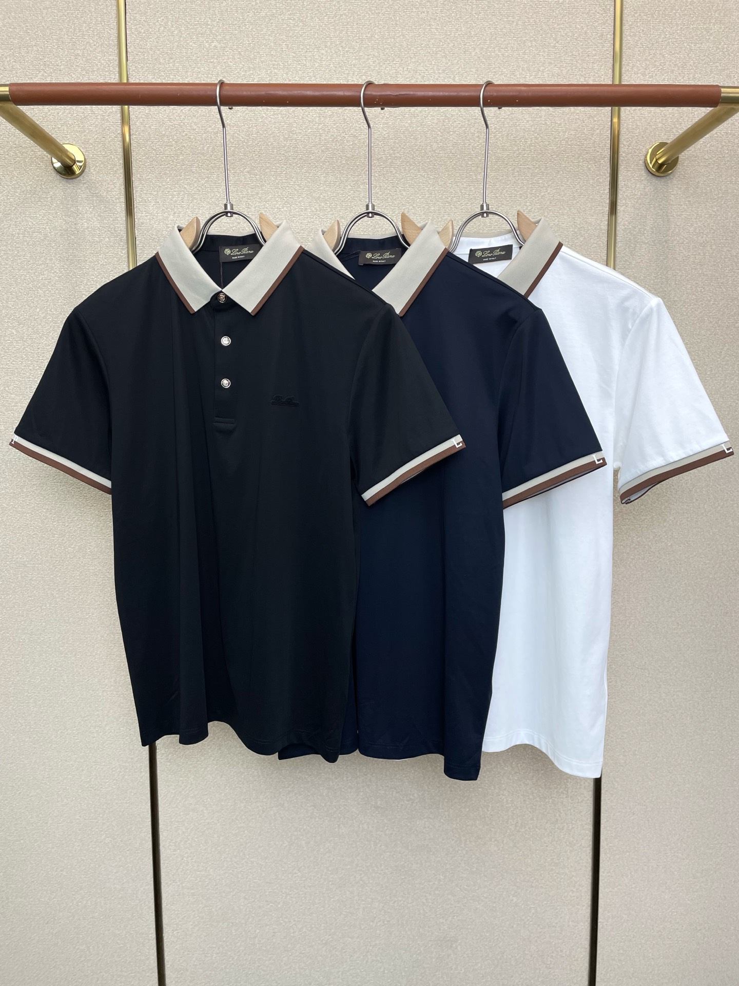 。Loro Piana-Loro Piana诺悠翩雅💥砸锅卖铁都要上的新款新款原单男士休闲PoLo短袖 