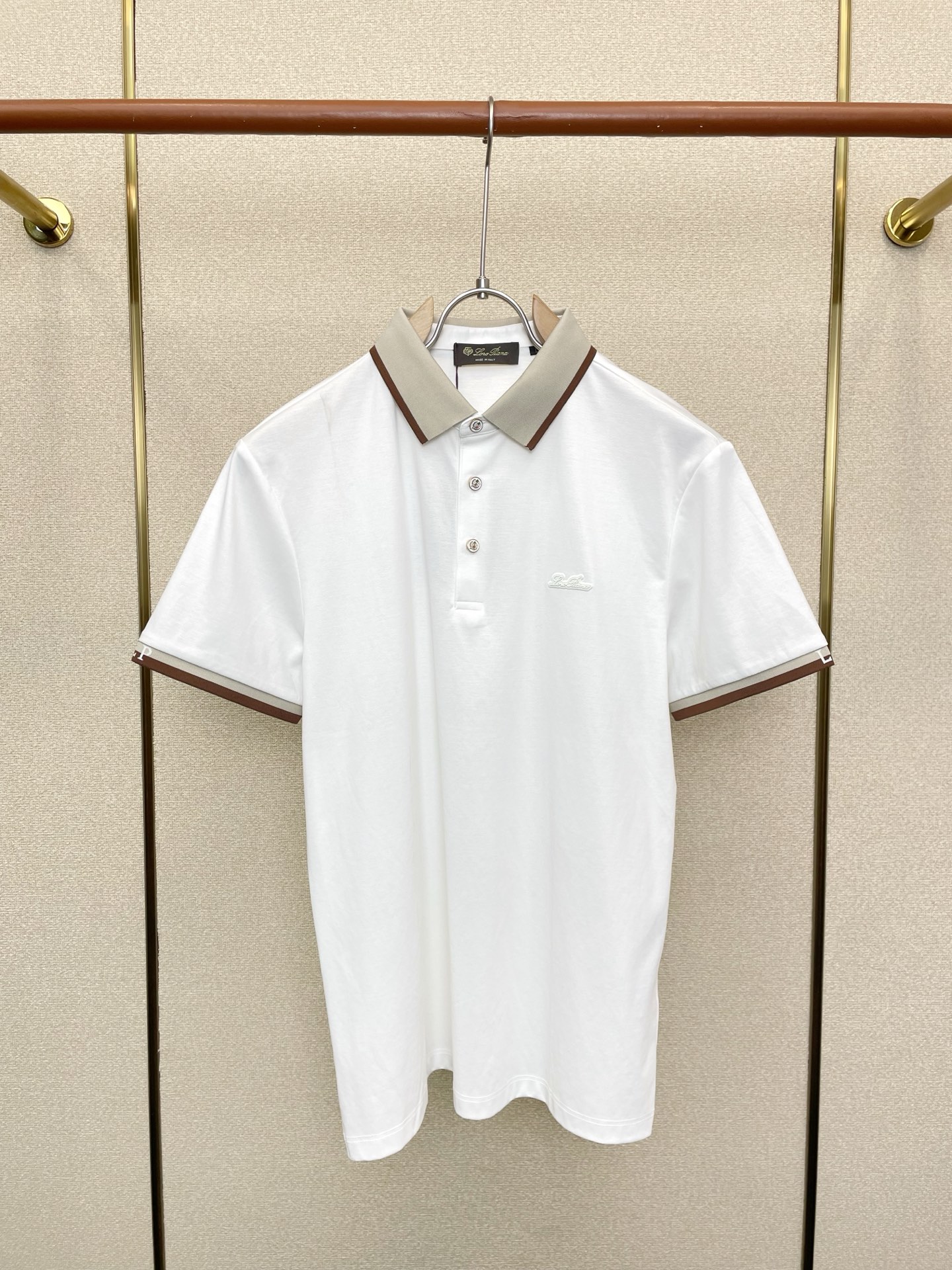 。Loro Piana-Loro Piana诺悠翩雅💥砸锅卖铁都要上的新款新款原单男士休闲PoLo短袖 