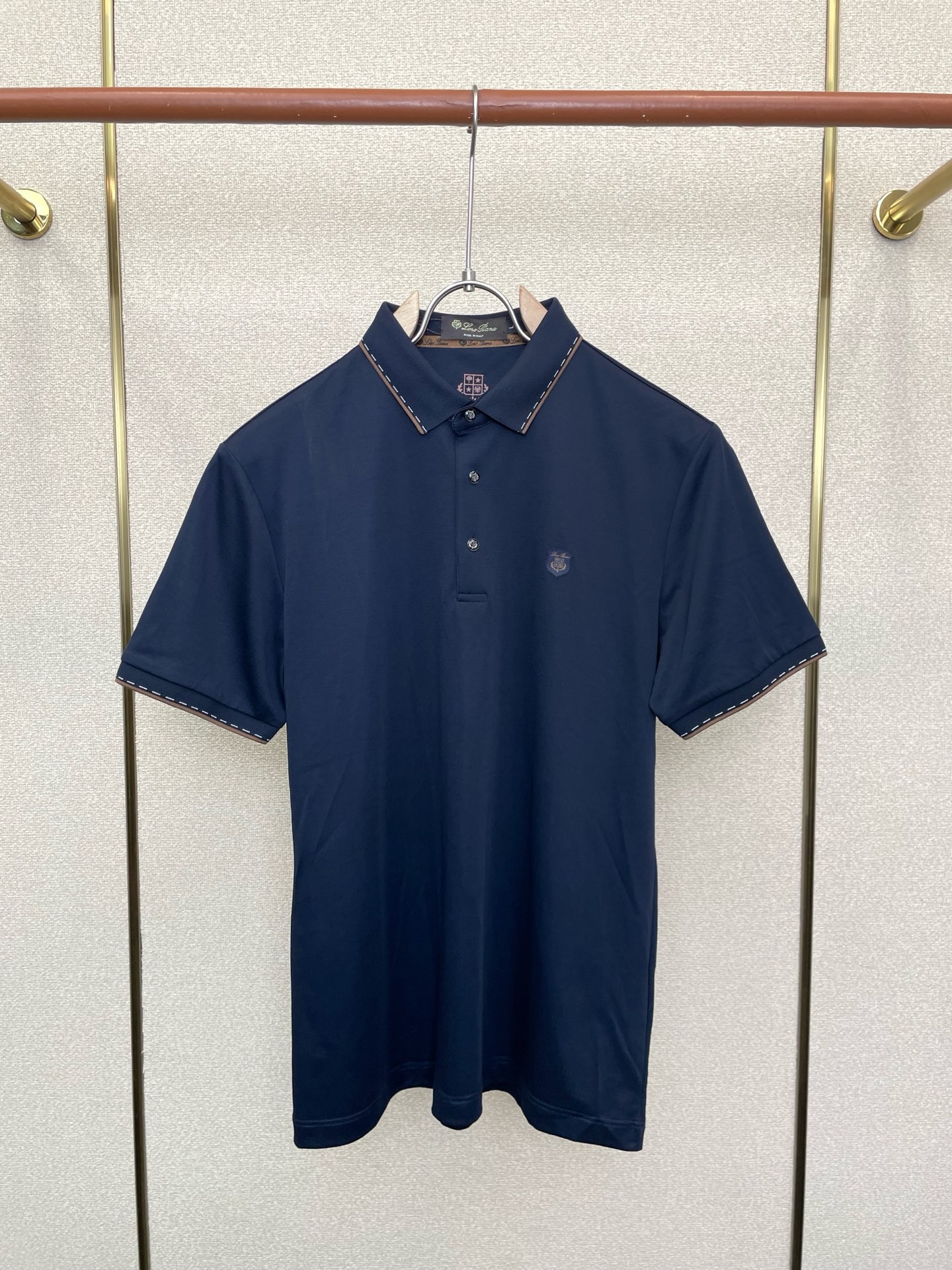 。Loro Piana-Loro Piana诺悠翩雅💥砸锅卖铁都要上的新款新款原单男士休闲PoLo短袖 
