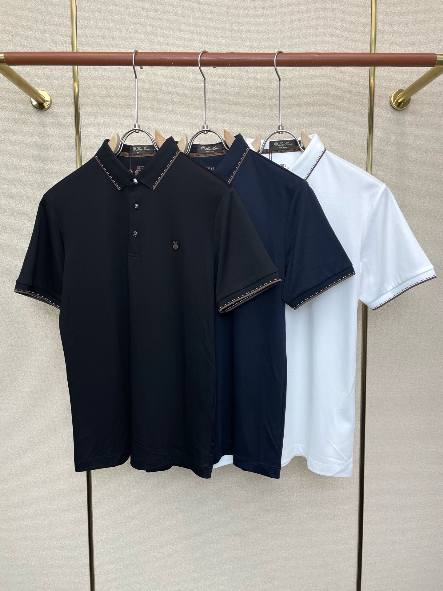 。Loro Piana-Loro Piana诺悠翩雅💥砸锅卖铁都要上的新款新款原单男士休闲PoLo短袖 