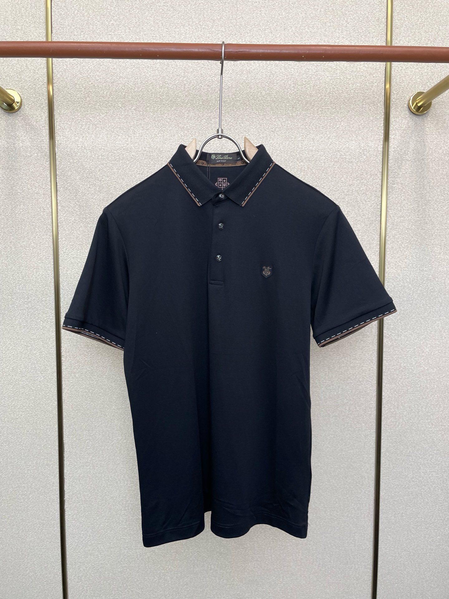 。Loro Piana-Loro Piana诺悠翩雅💥砸锅卖铁都要上的新款新款原单男士休闲PoLo短袖 