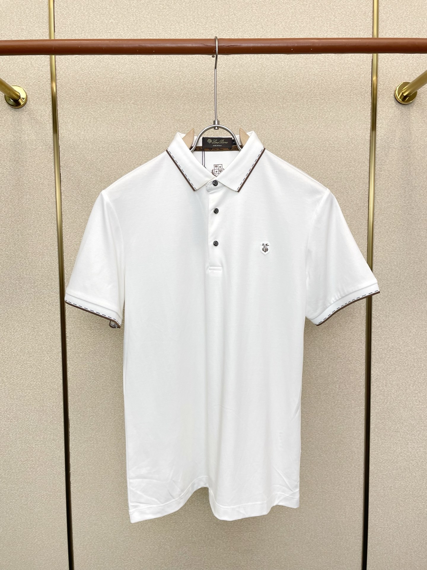 。Loro Piana-Loro Piana诺悠翩雅💥砸锅卖铁都要上的新款新款原单男士休闲PoLo短袖 