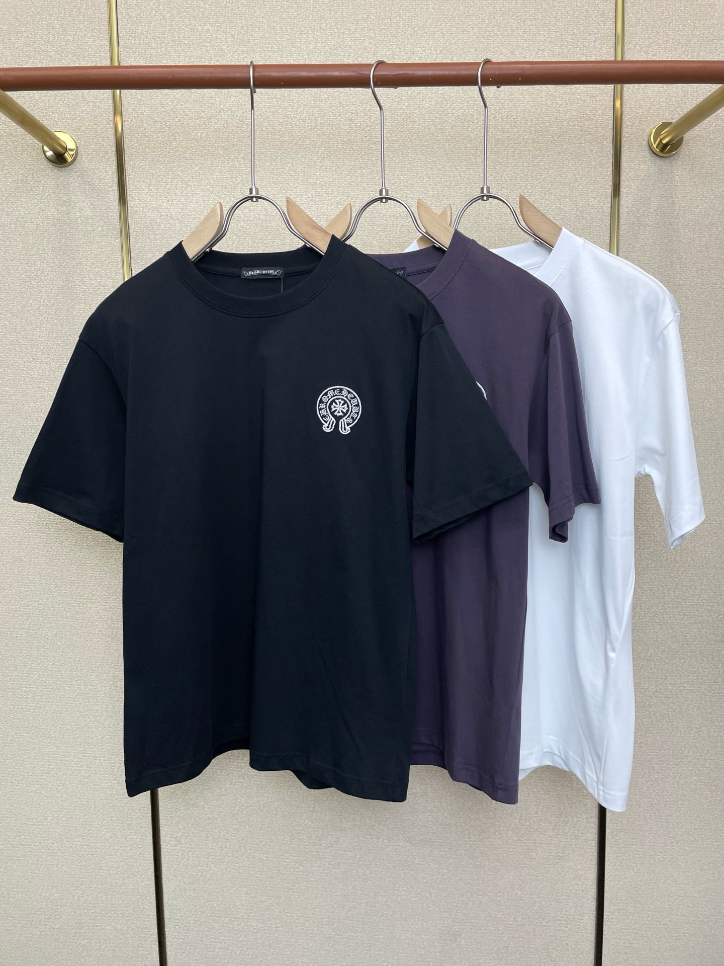 。Chrome hearts克罗心💥砸锅卖铁都要上的新款新款原单男士休闲短袖 高端定制 高端版本 时尚百