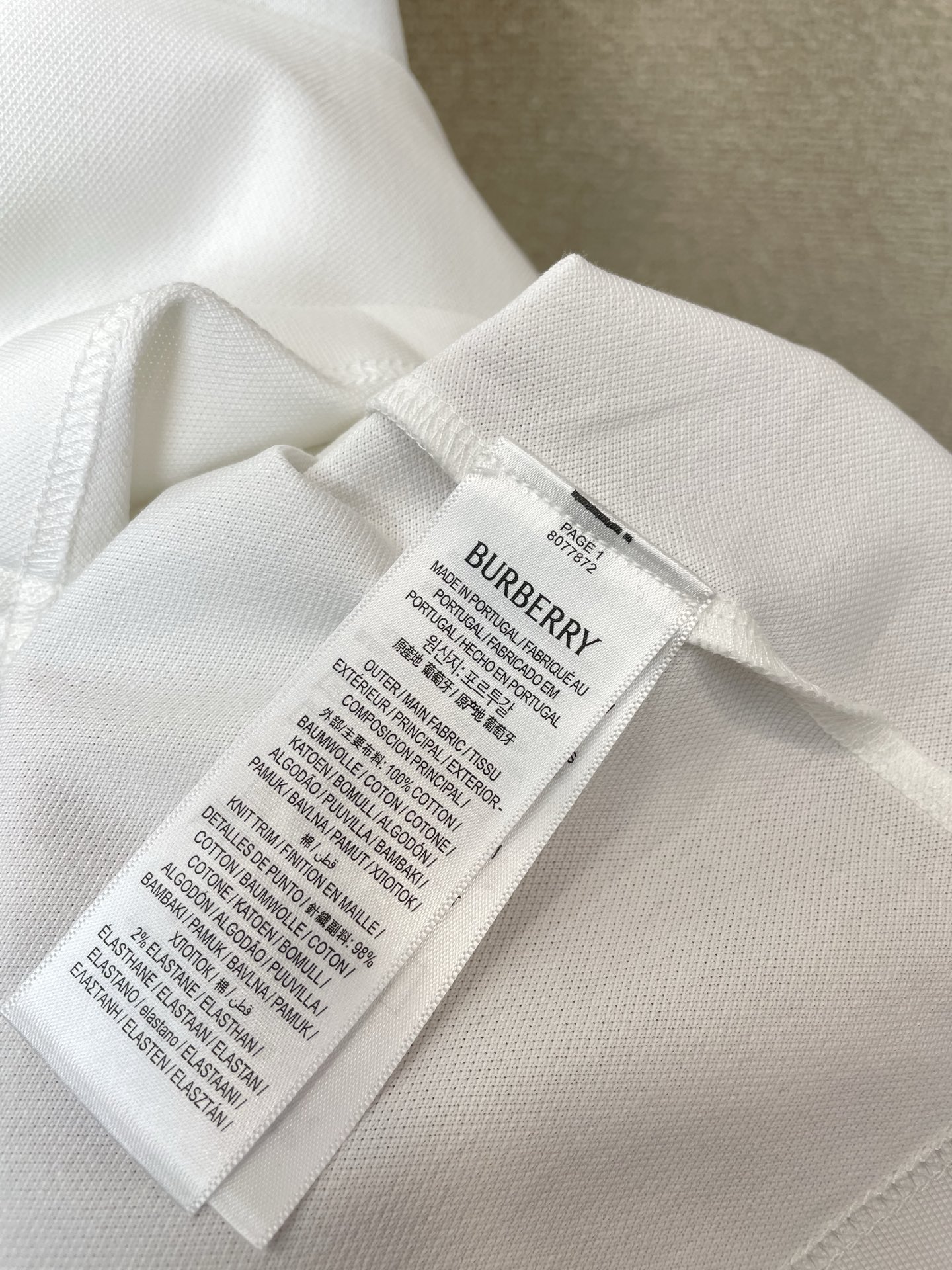 。Burberry巴宝莉💥砸锅卖铁都要上的新款新款原单男士休闲短袖 高端定制 高端版本 时尚百搭爆款⚠️