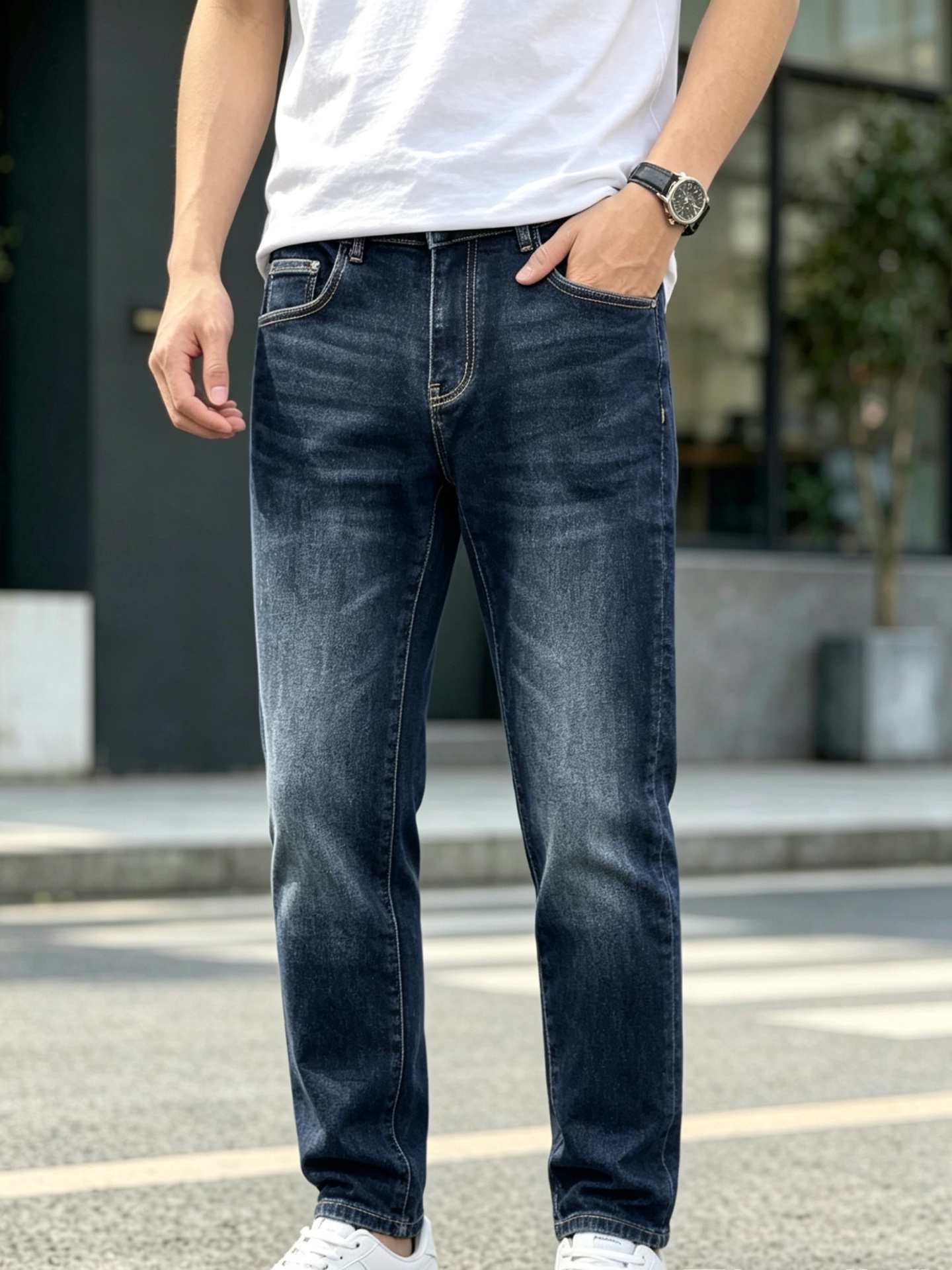 。Givenchy纪梵希💥独家专供新款休闲牛仔裤👖高端版本 专柜定制面料 透气舒适度高，细节无可挑剔，品