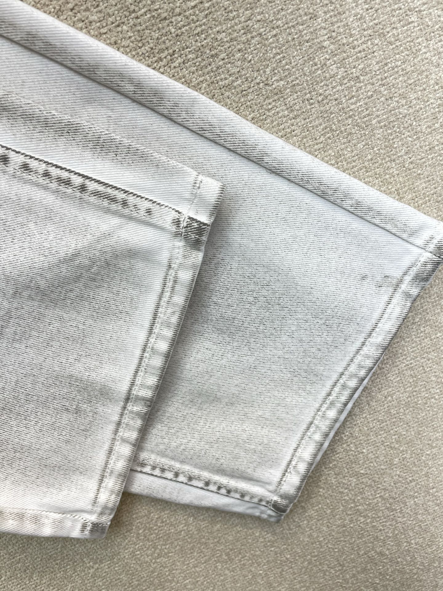 。Chrome hearts克罗心💥独家专供新款休闲阔腿牛仔裤👖高端版本 专柜定制面料 透气舒适度高，细