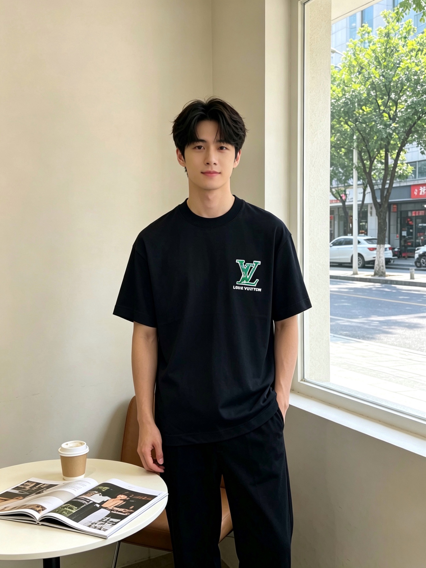 。Louis Vuitton路易威登💥独家专供新款原单男士休闲短袖 高端定制 高版本 时尚百搭爆款⚠️⚠