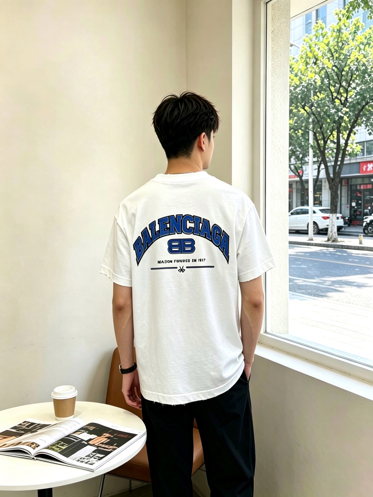 。Balenciaga巴黎世家💥独家专供新款原单男士休闲短袖 高端定制 高版本 时尚百搭爆款⚠️⚠️✨✨