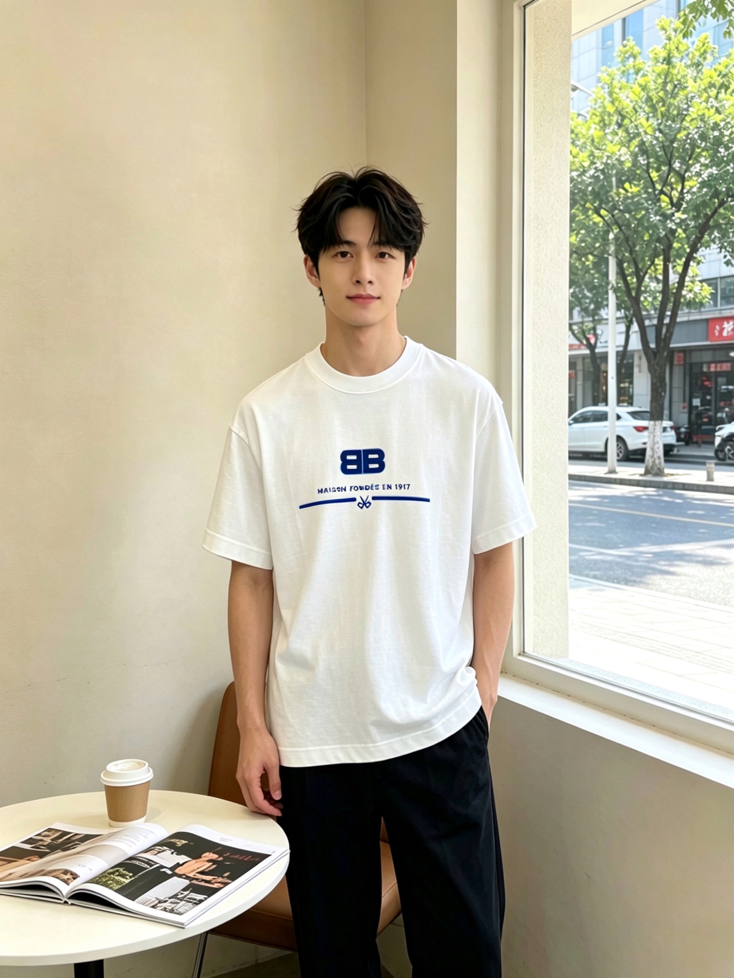 。Balenciaga巴黎世家💥独家专供新款原单男士休闲短袖 高端定制 高版本 时尚百搭爆款⚠️⚠️✨✨